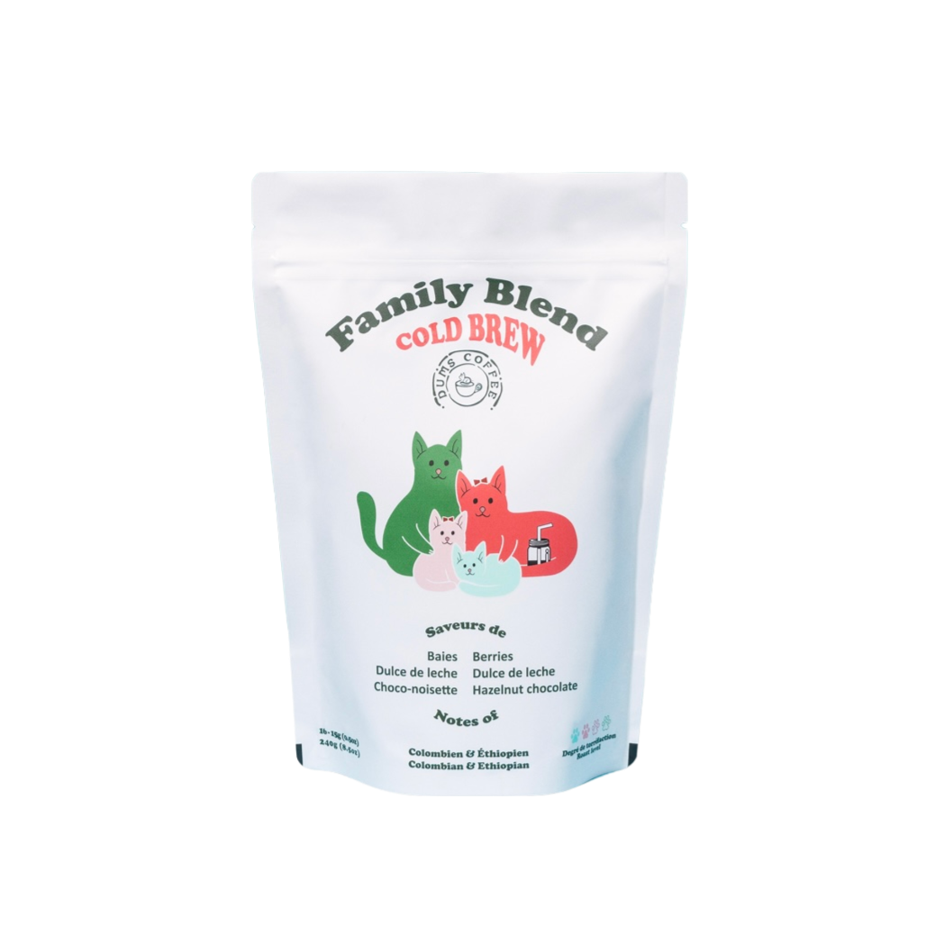 Café Colombien et Ethiopien - Family Blend Cold brew