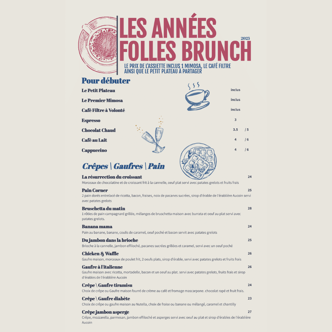 Lunch and mimosa for 2 people - Cabaret Les Années Folles