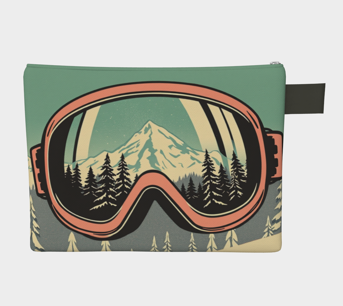 Sac à main de transport tout doux Google Ski mignon