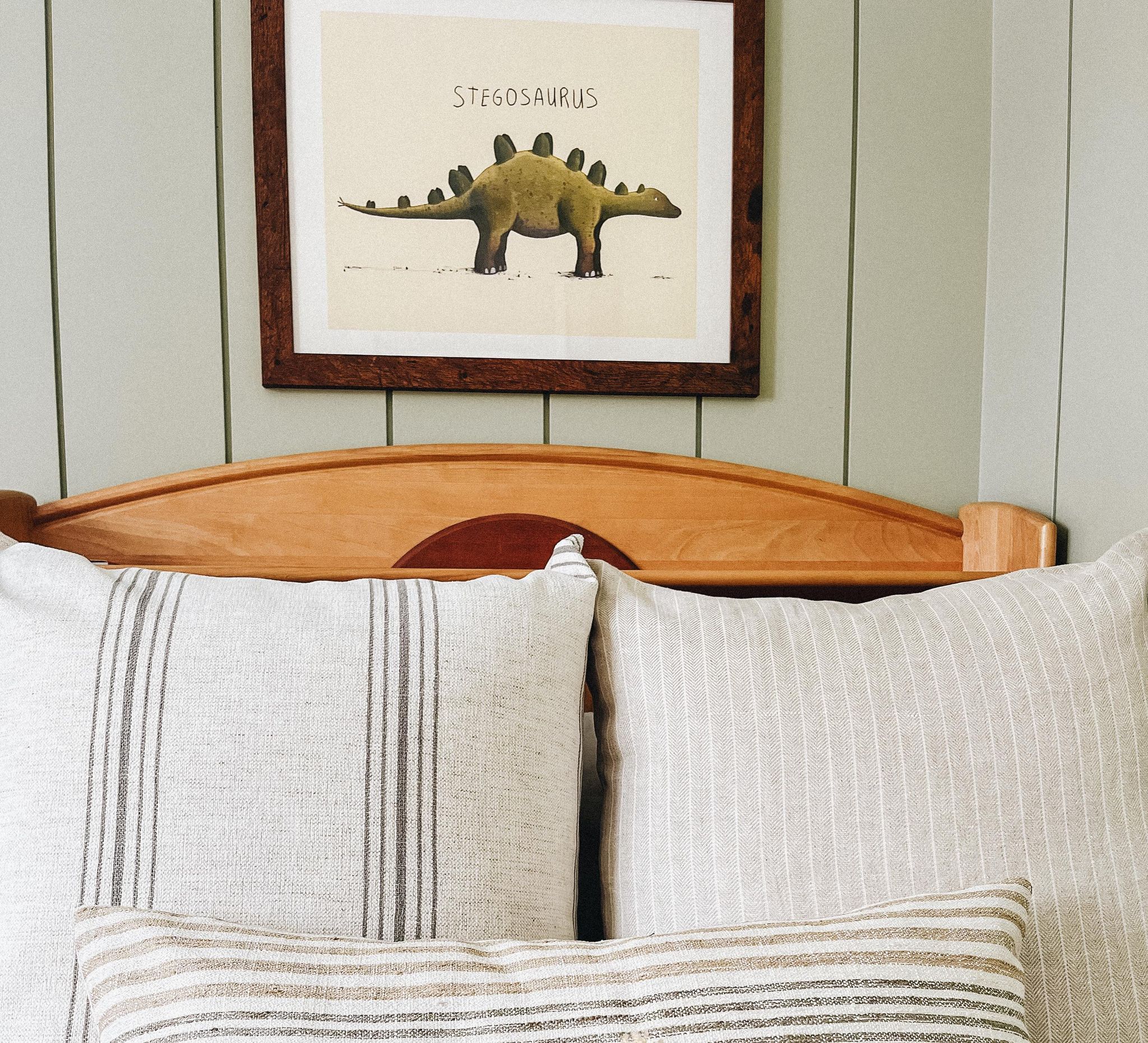 Housse de coussin Myra |  Lin rayé délicat