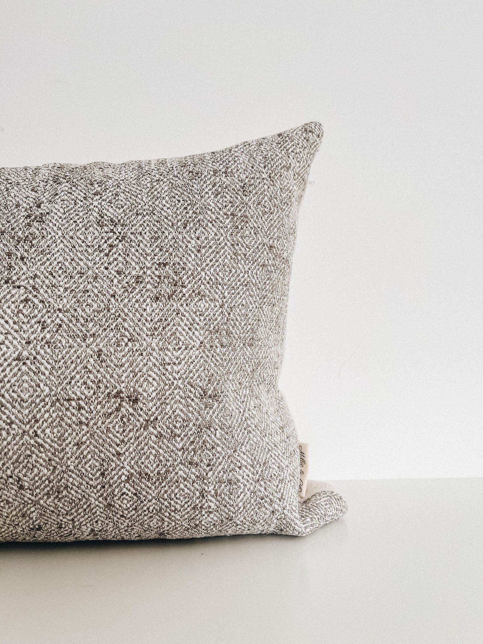Housse de coussin Émilienne | Motif à losanges