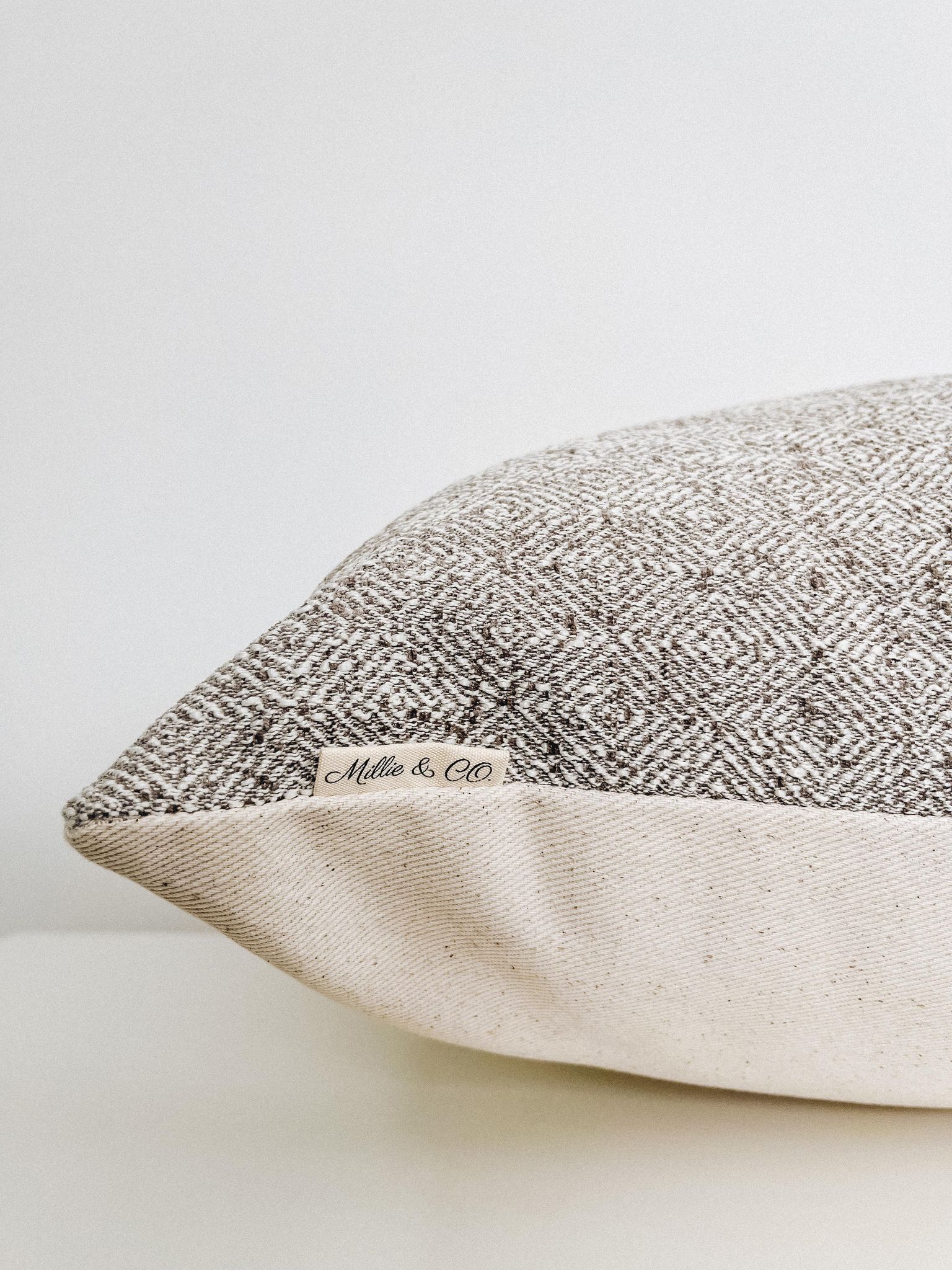 Housse de coussin Émilienne | Motif à losanges