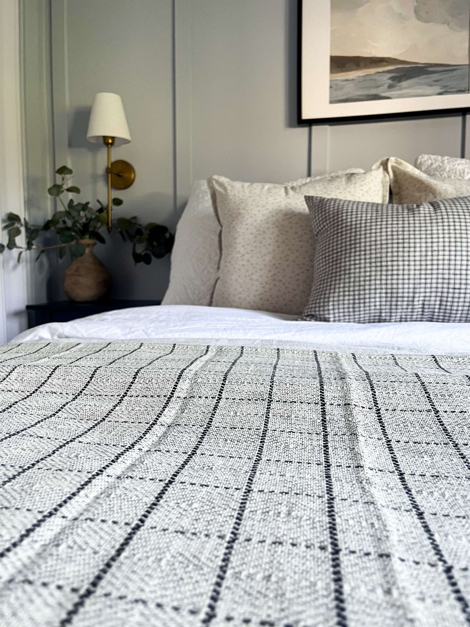 Housse de  coussin Thelma |  Motif à carreaux