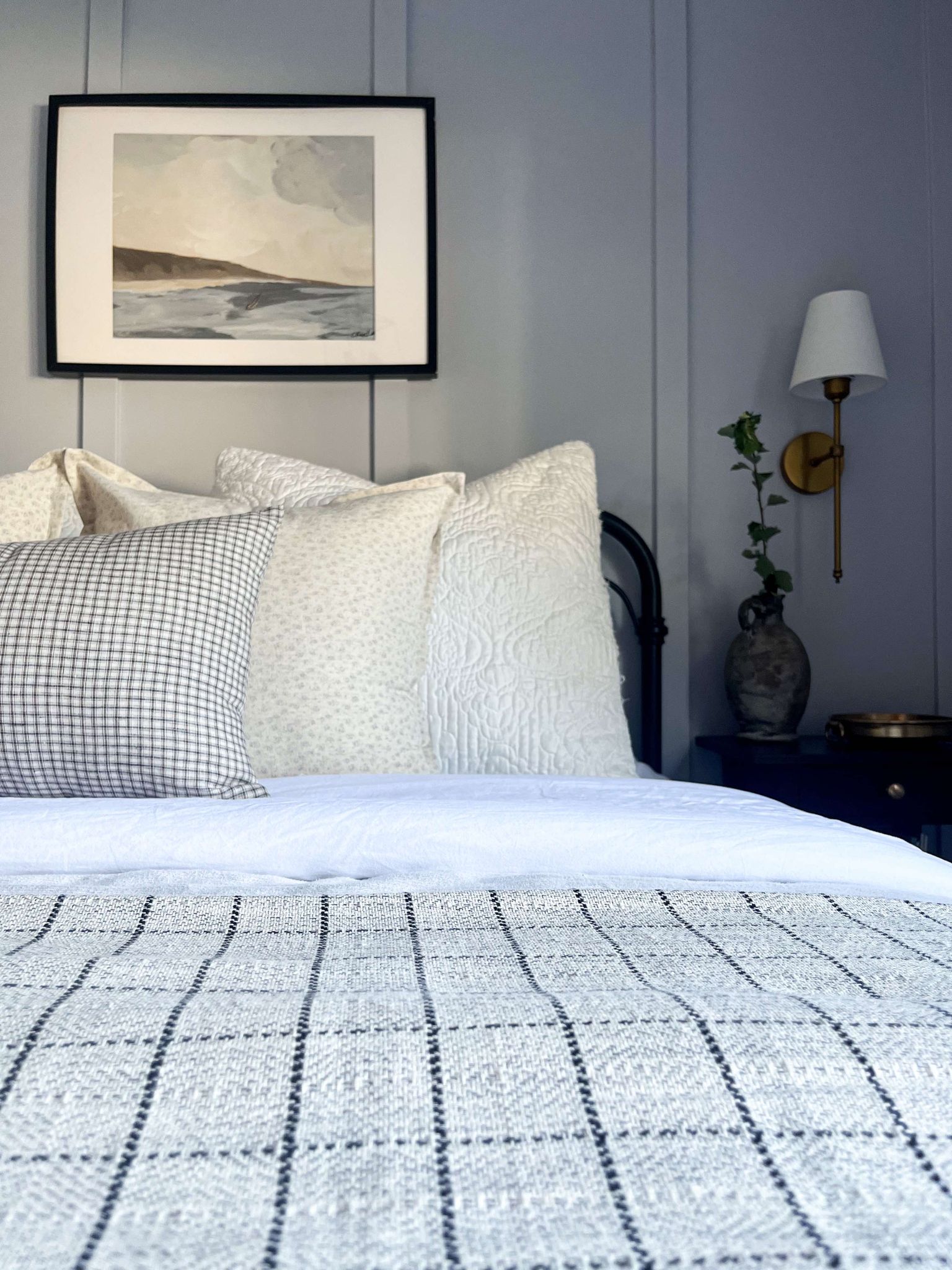 Housse de  coussin Thelma |  Motif à carreaux