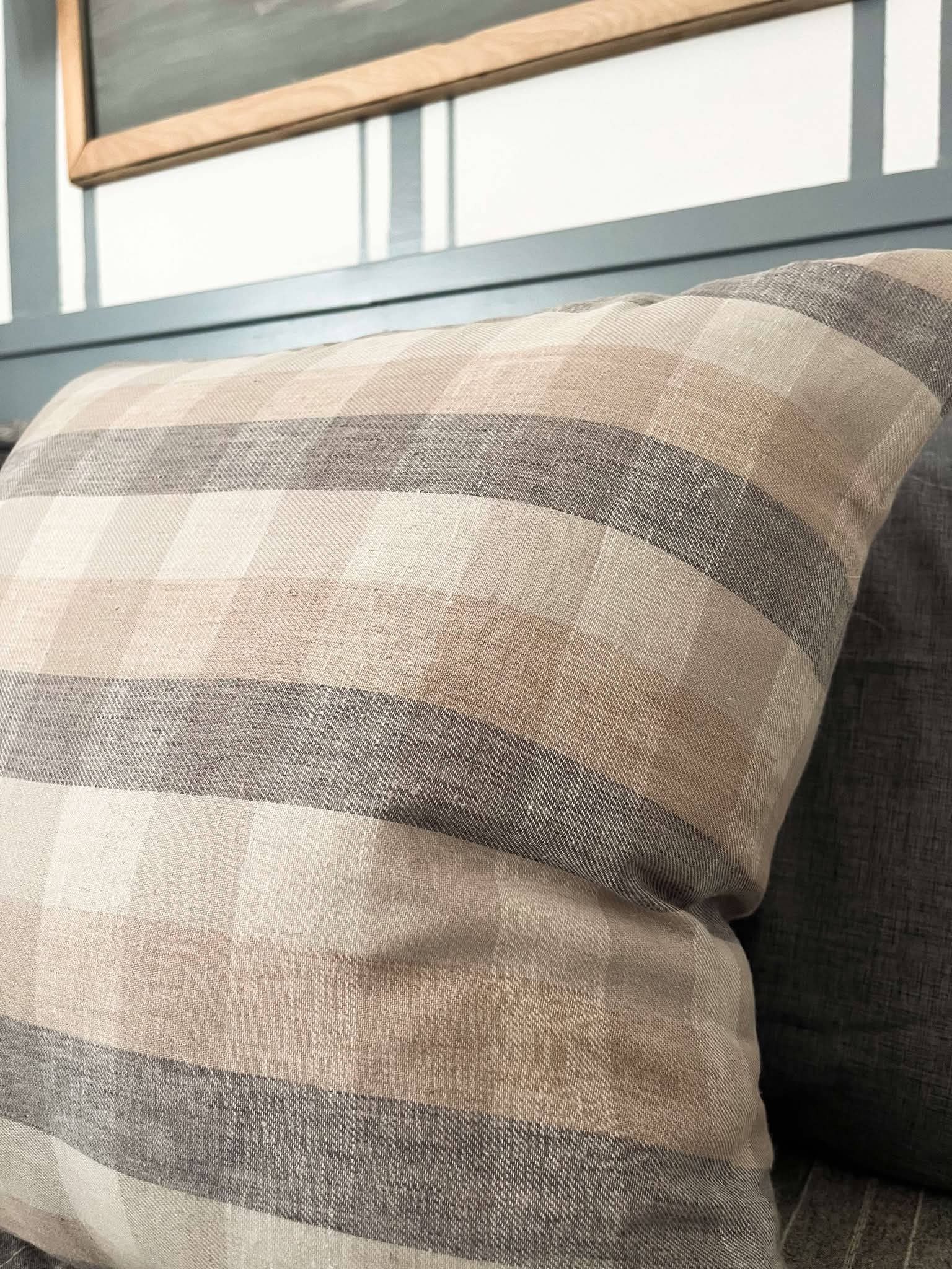 Housse de coussin Estelle | Carreaux