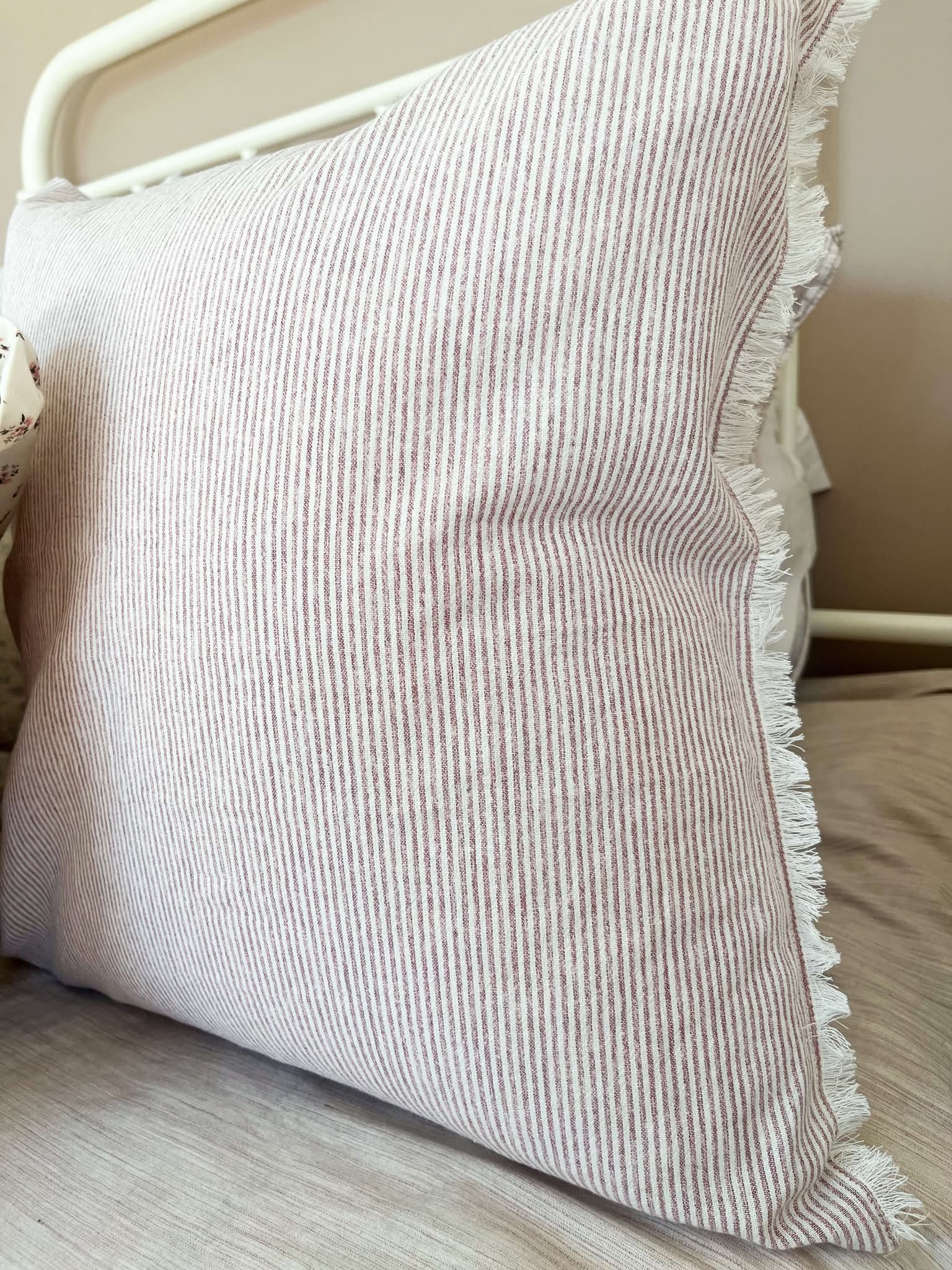 Housse de coussin Julianna | Ligné dusty rose