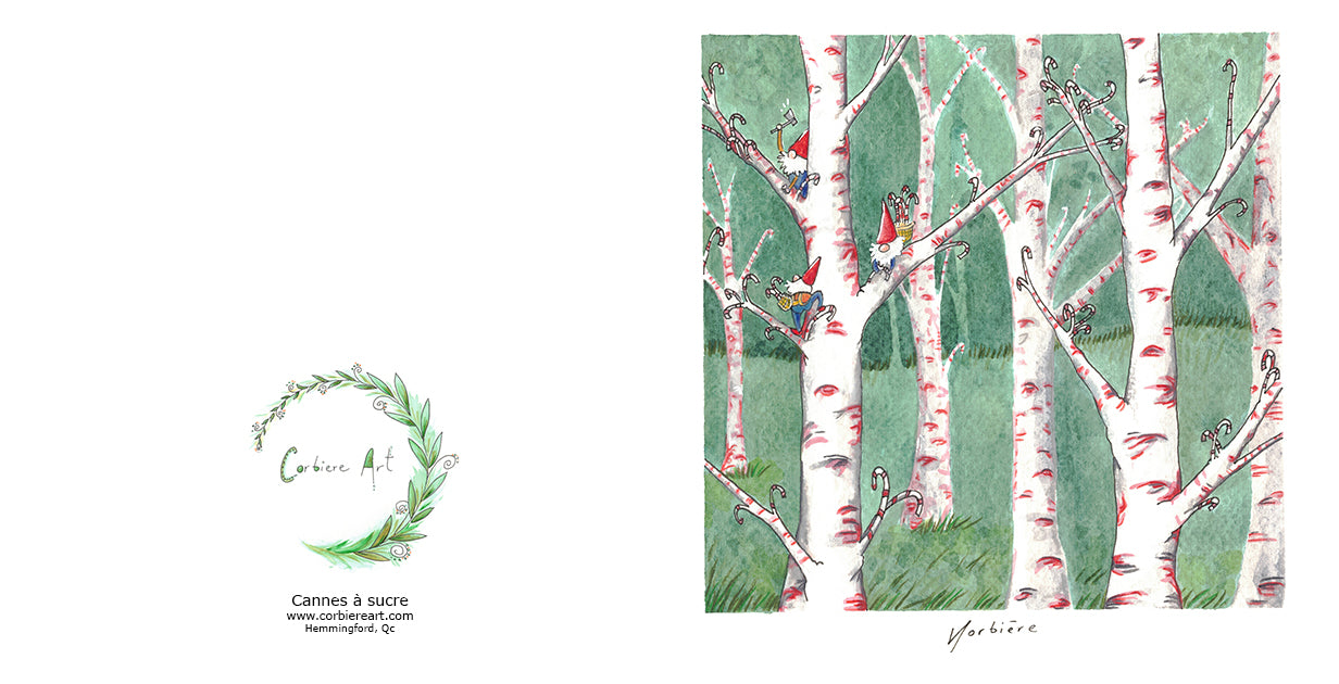 Carte de souhaits - Canne à sucre