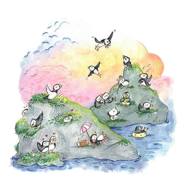 Carte de souhaits - Île des pas fins