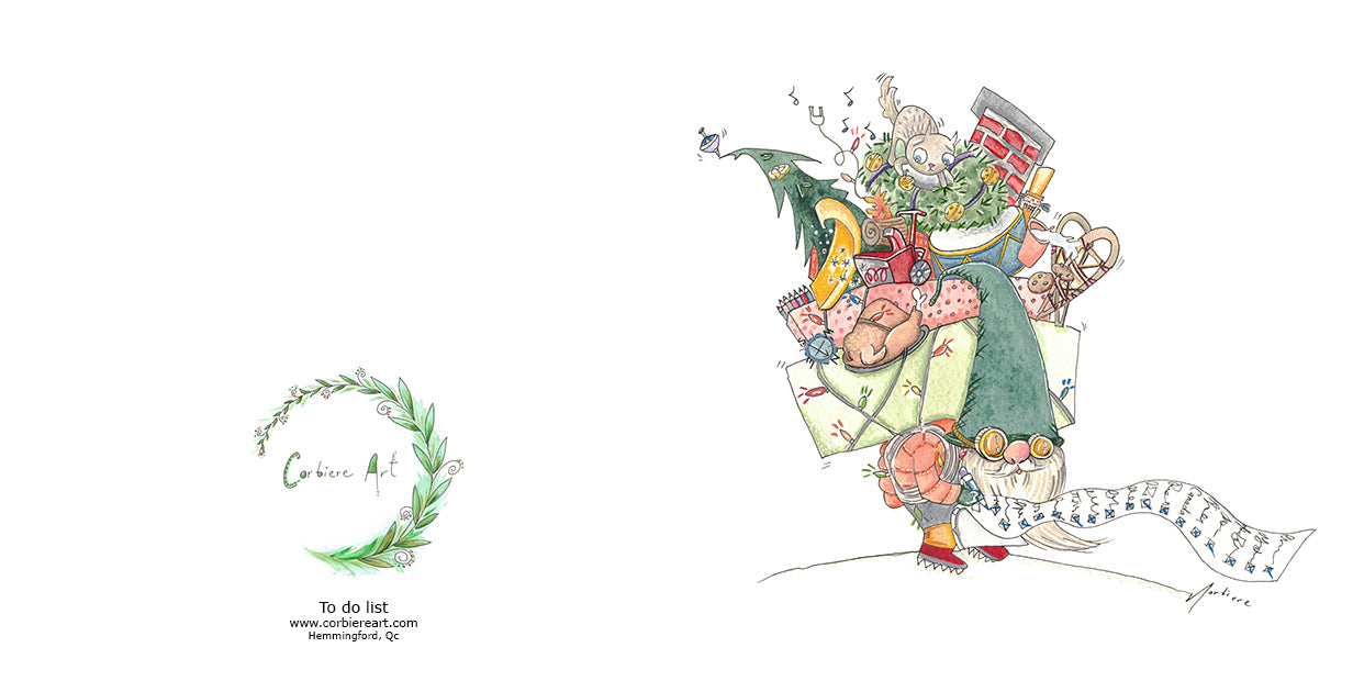 Carte de souhaits - To do list