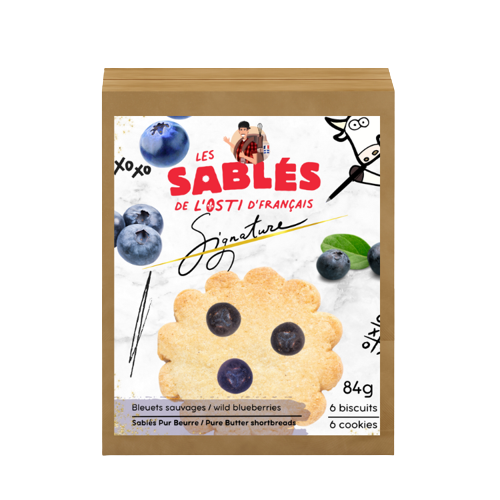 Boite de p'tits Sablés - Bleuets sauvages