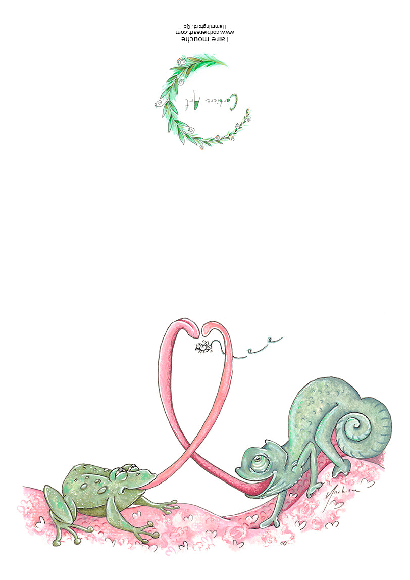 Carte de souhaits - Faire mouche