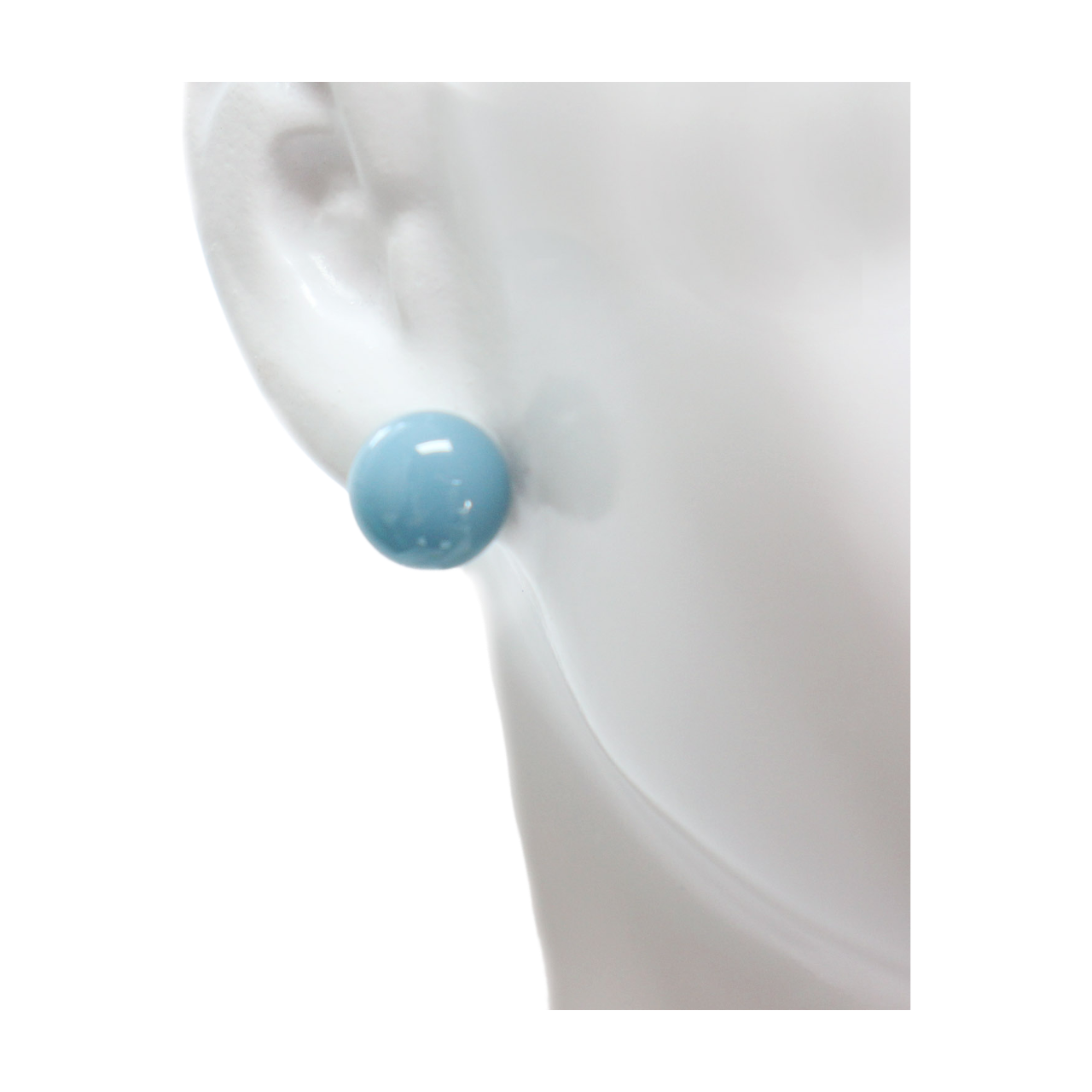 boucles d'oreilles bouton