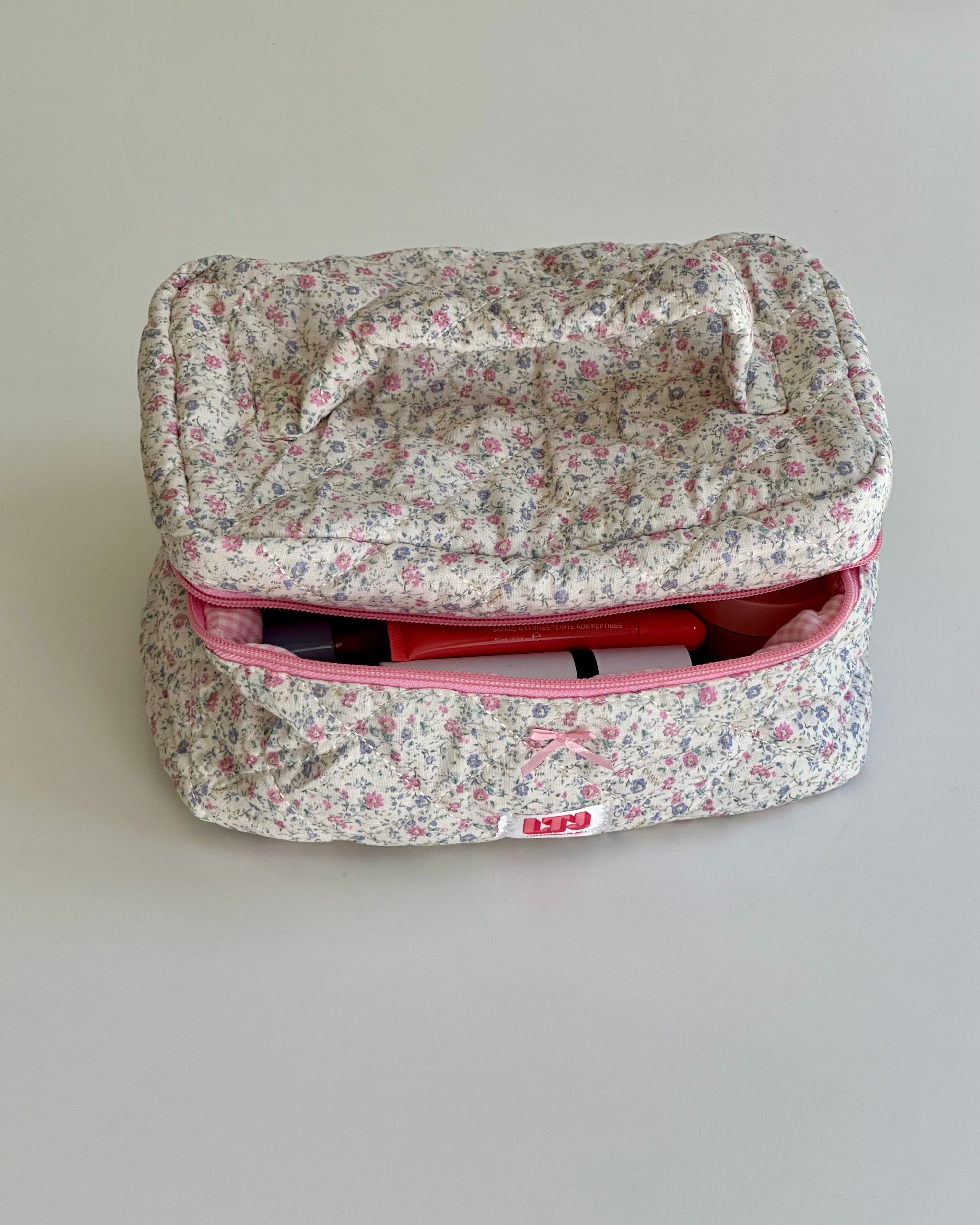 Sac maquillage floral - Chérie
