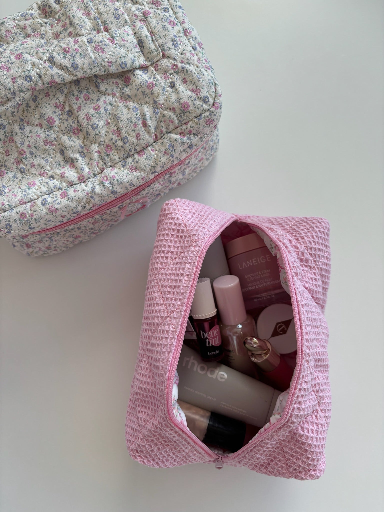 Sac maquillage floral - Chérie