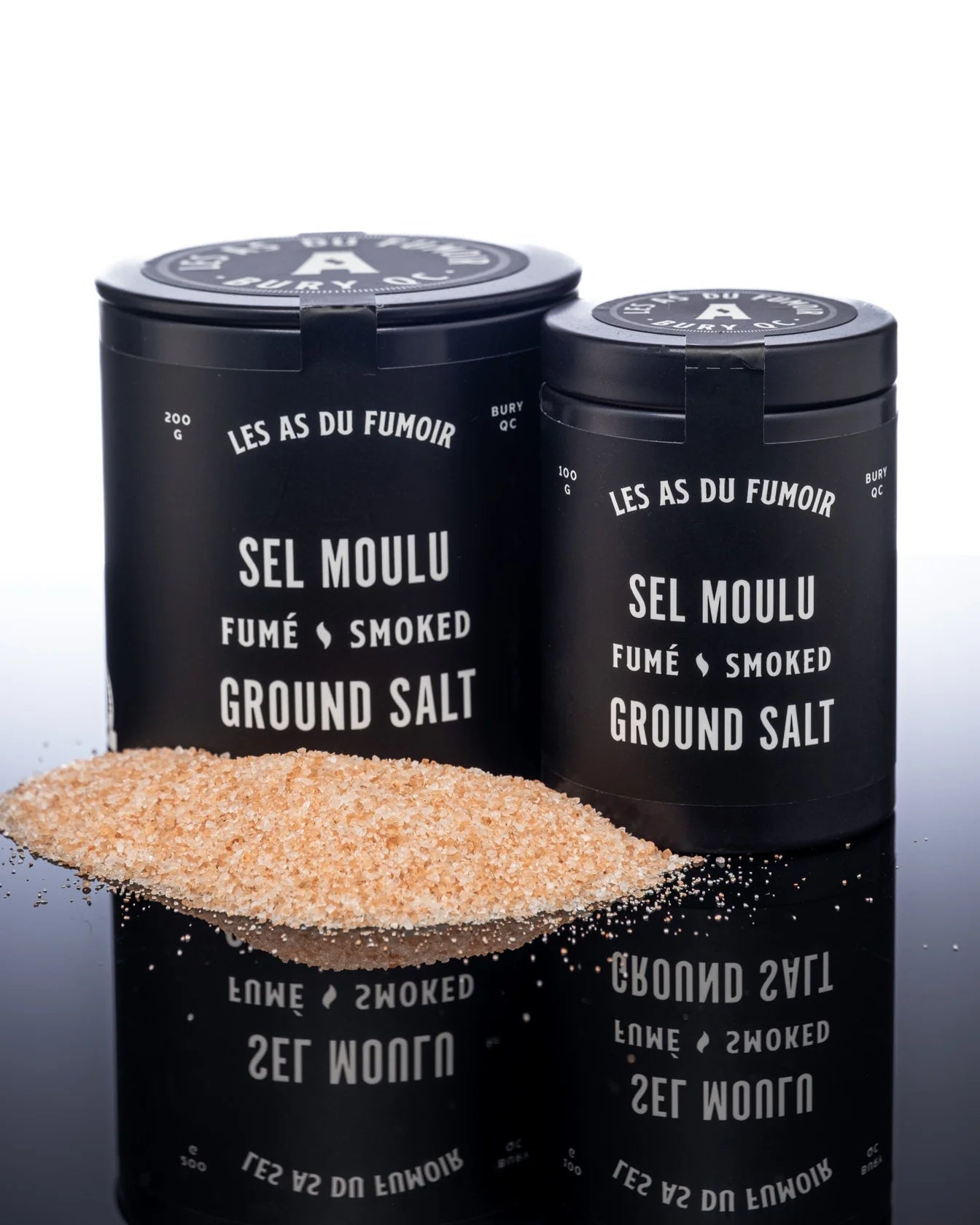 Sel fumé moulu