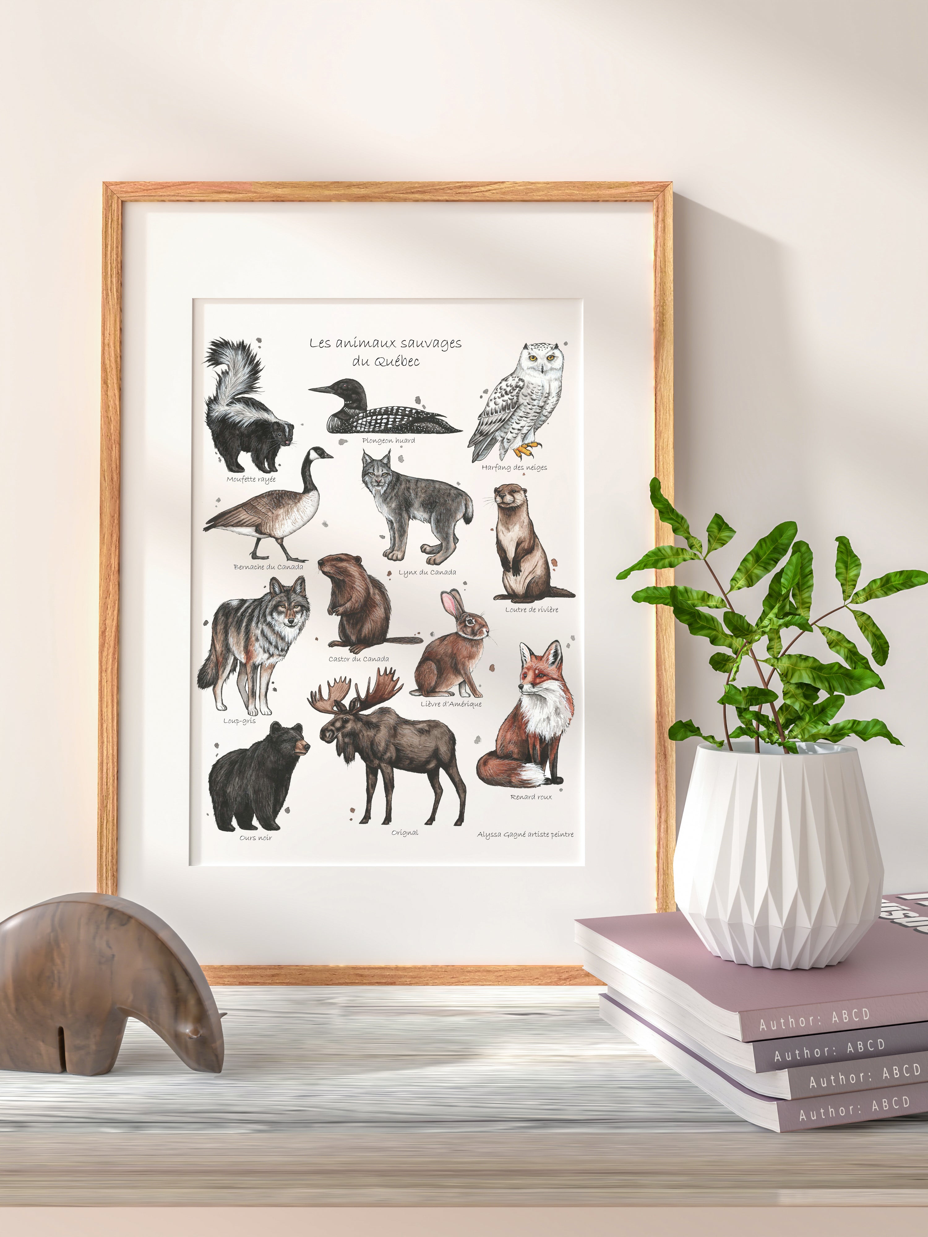 Affiche - Animaux sauvages du Québec