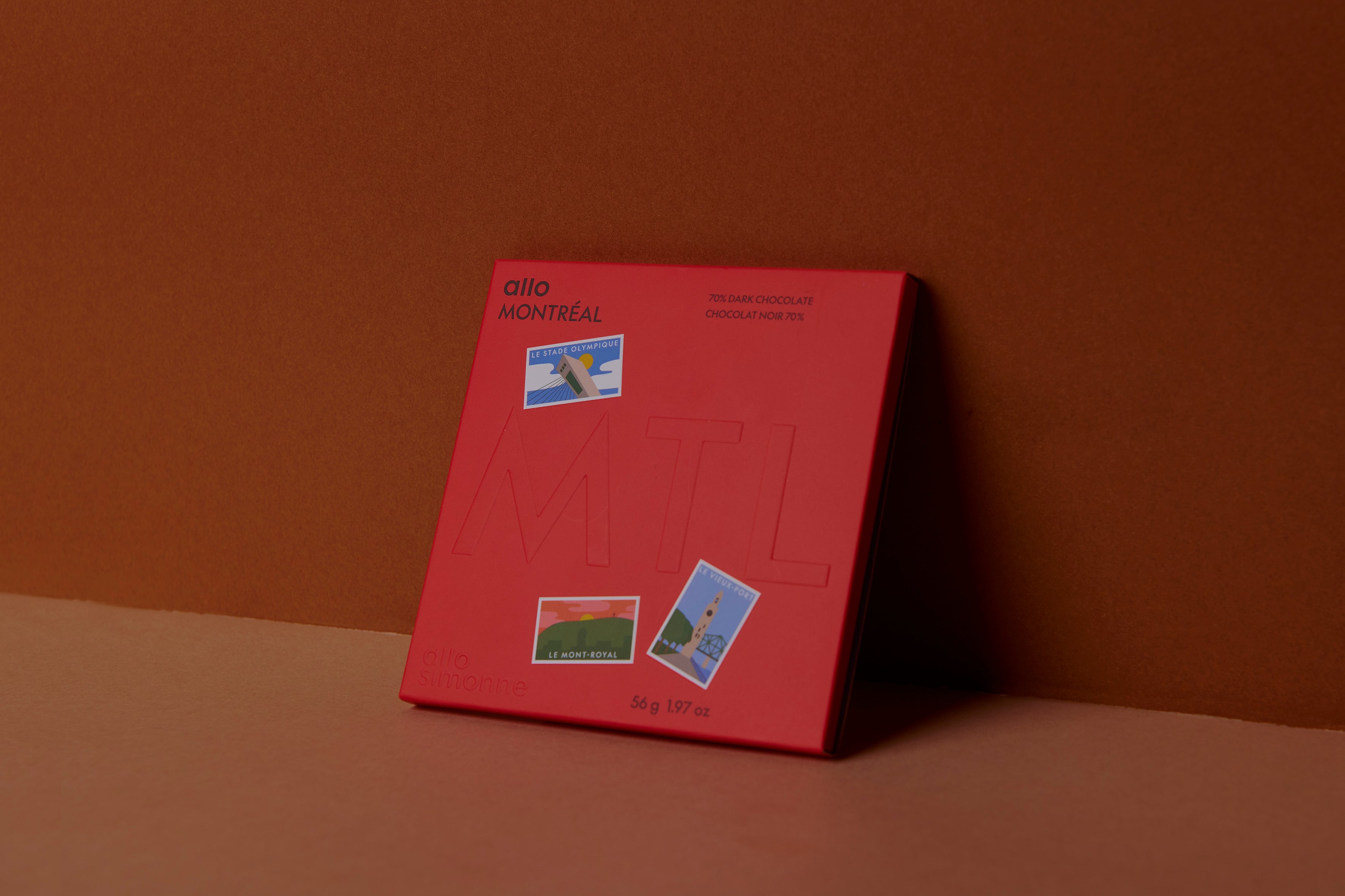Tablette de chocolat - Montréal Chocolat Noir 70%