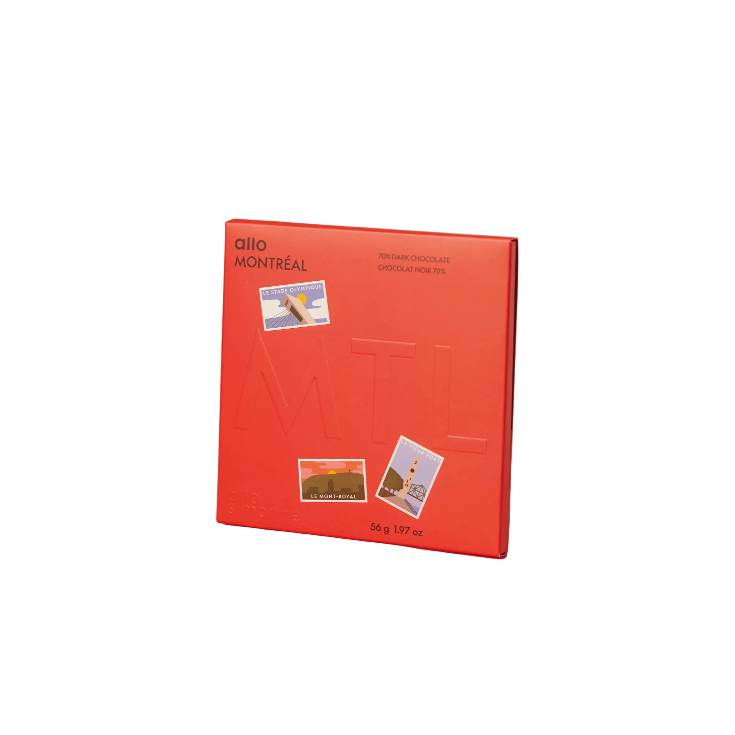 Tablette de chocolat - Montréal Chocolat Noir 70%