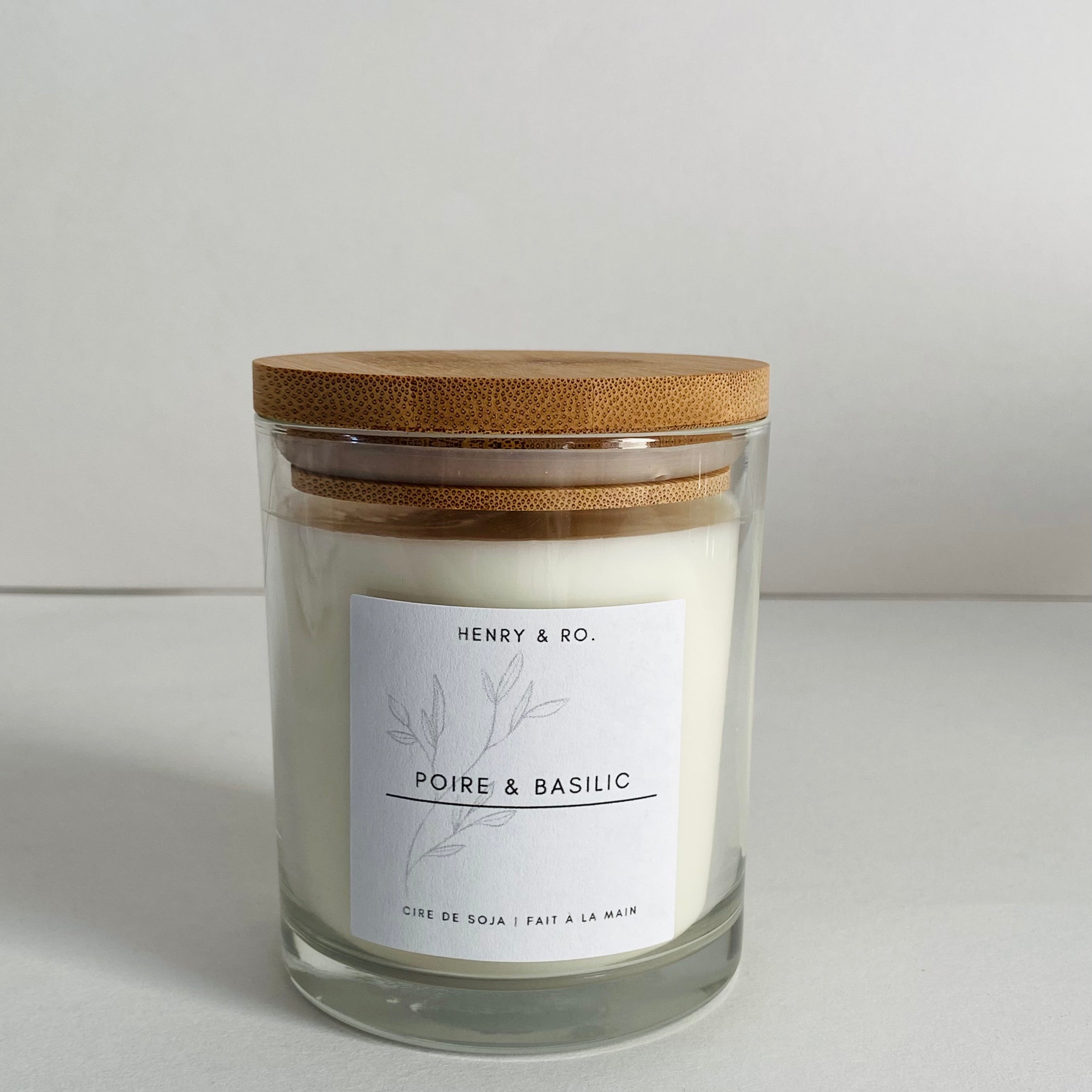 Bougie Poire & Basilic