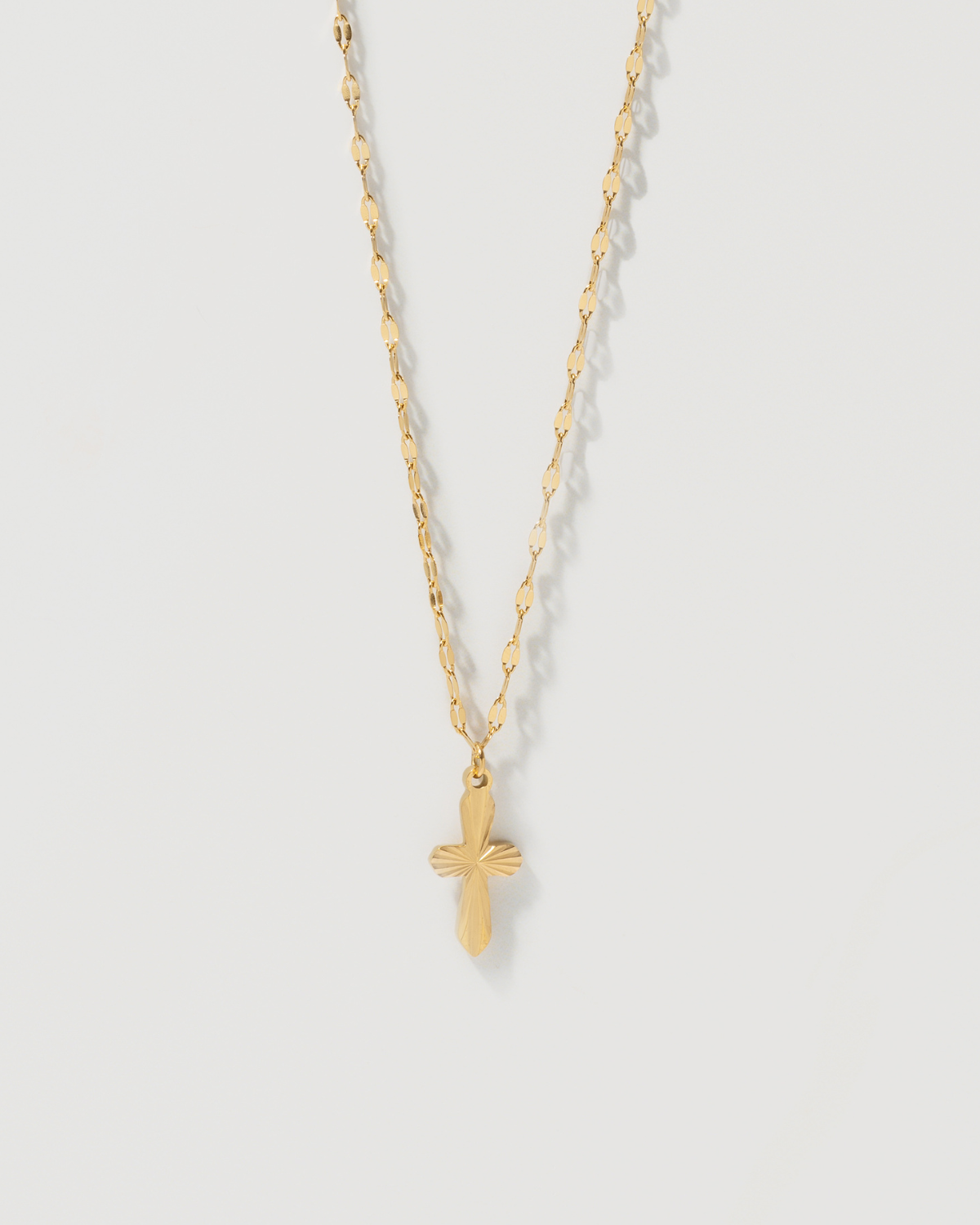 Collier seashell cross