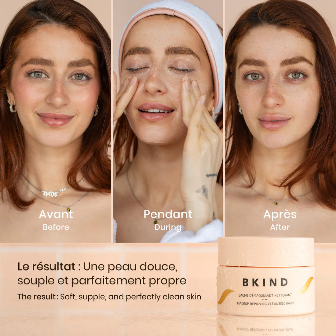 Baume démaquillant nettoyant