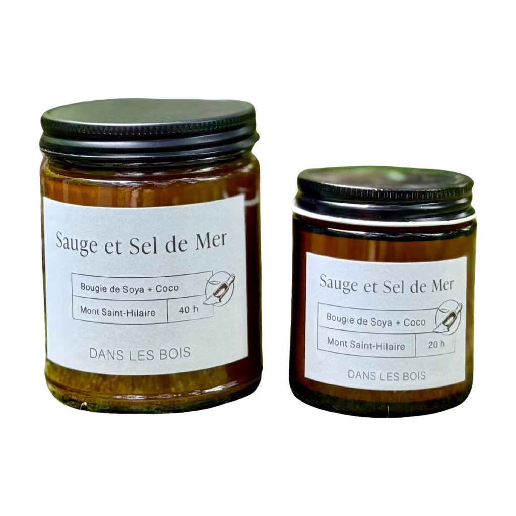 Bougie - Sauge & Sel Marin