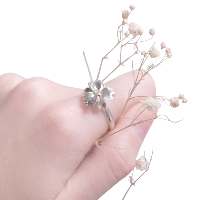 Iris - bague en argent sterling