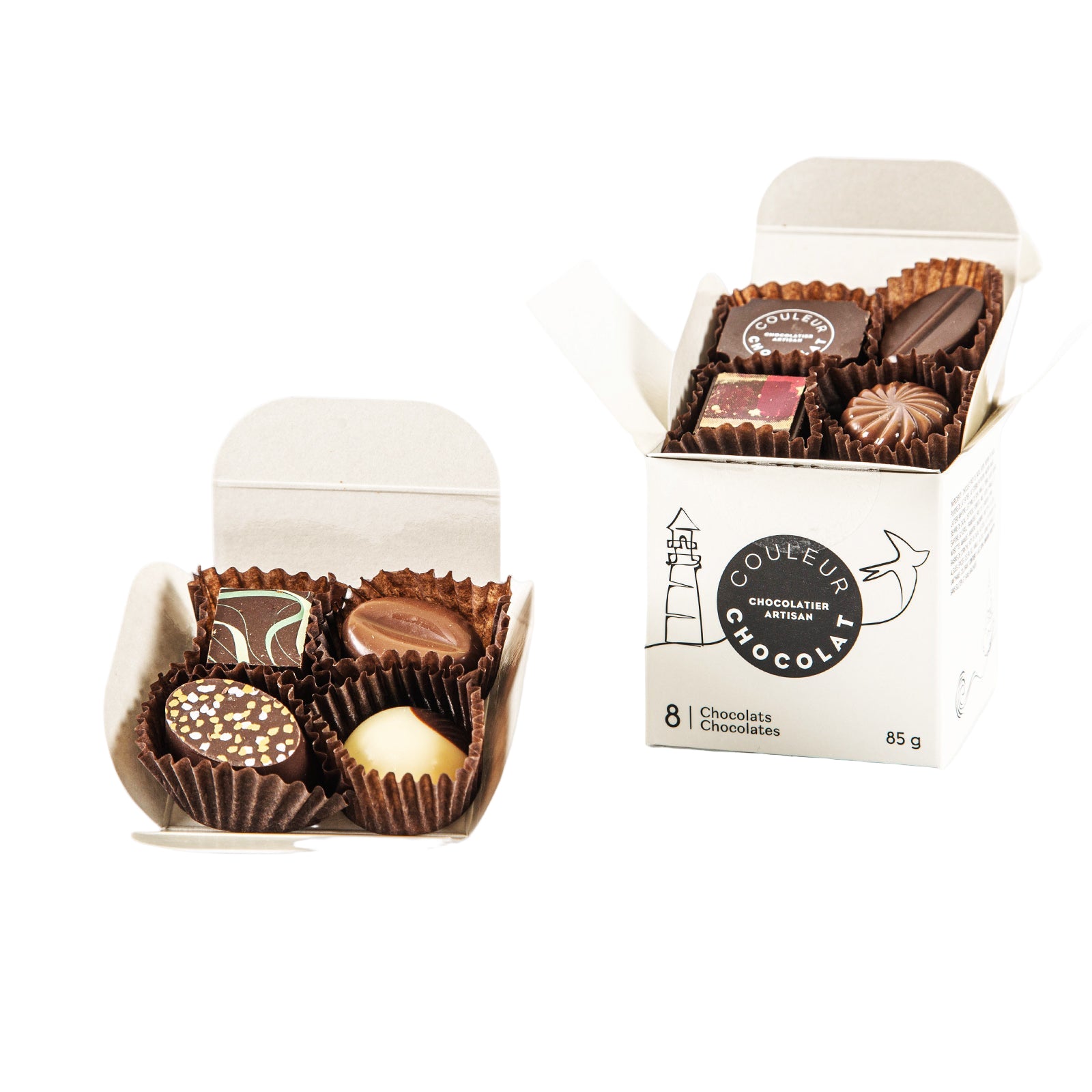 Boîte 8 morceaux variées