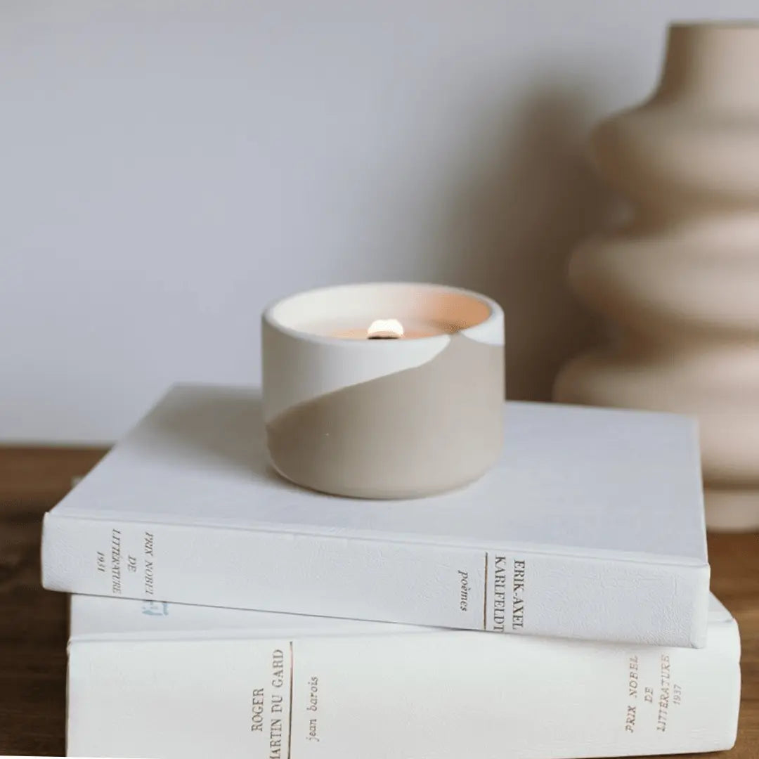 Candle Java | Teak Wood + Lemon