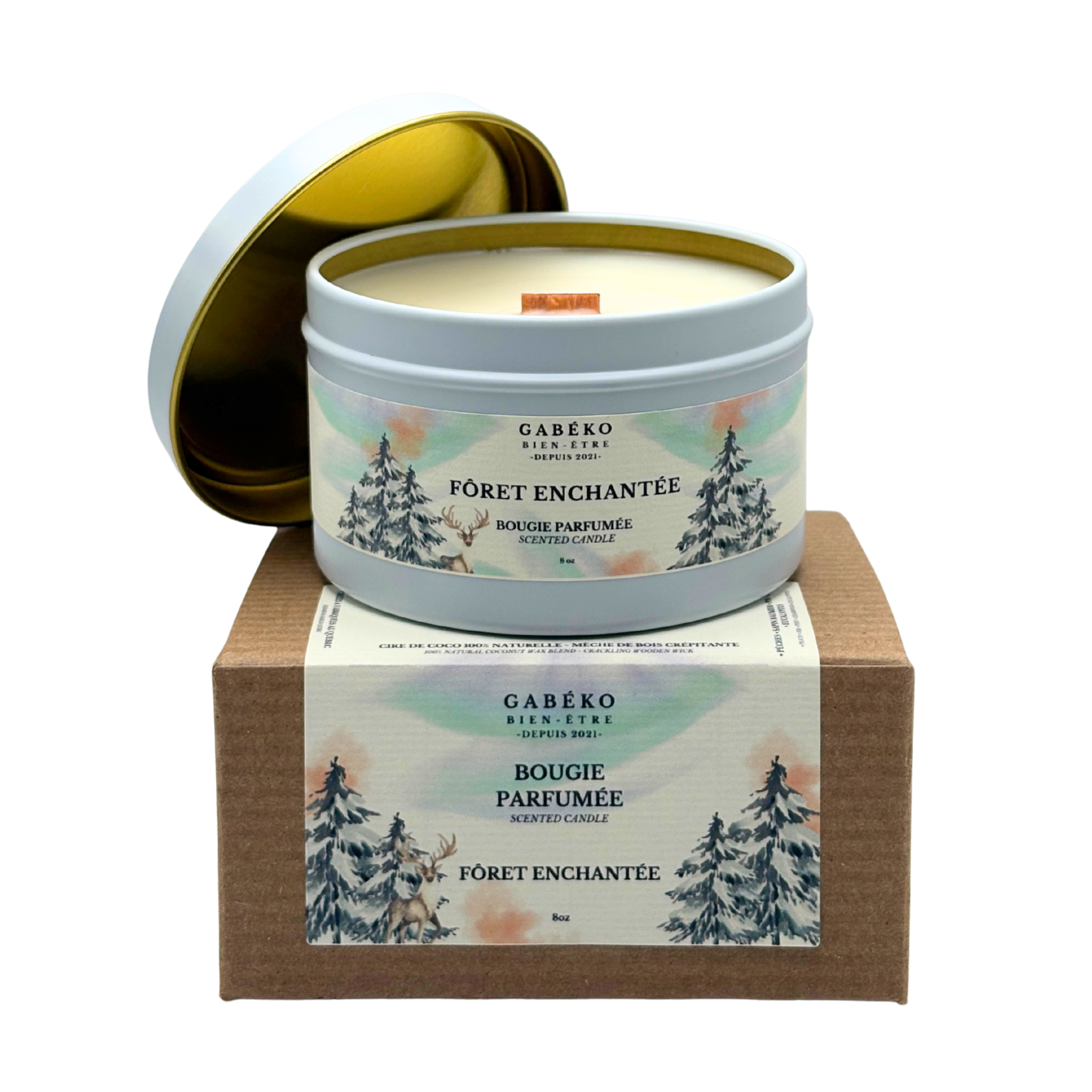 Bougie - Forêt enchantée