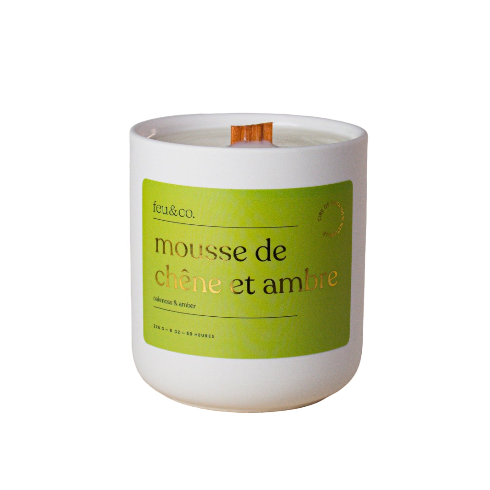 Bougie - Mousse de chêne et ambre