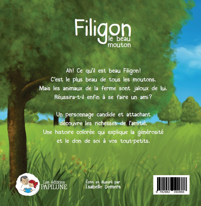 Livre pour enfants: Filigon le beau mouton