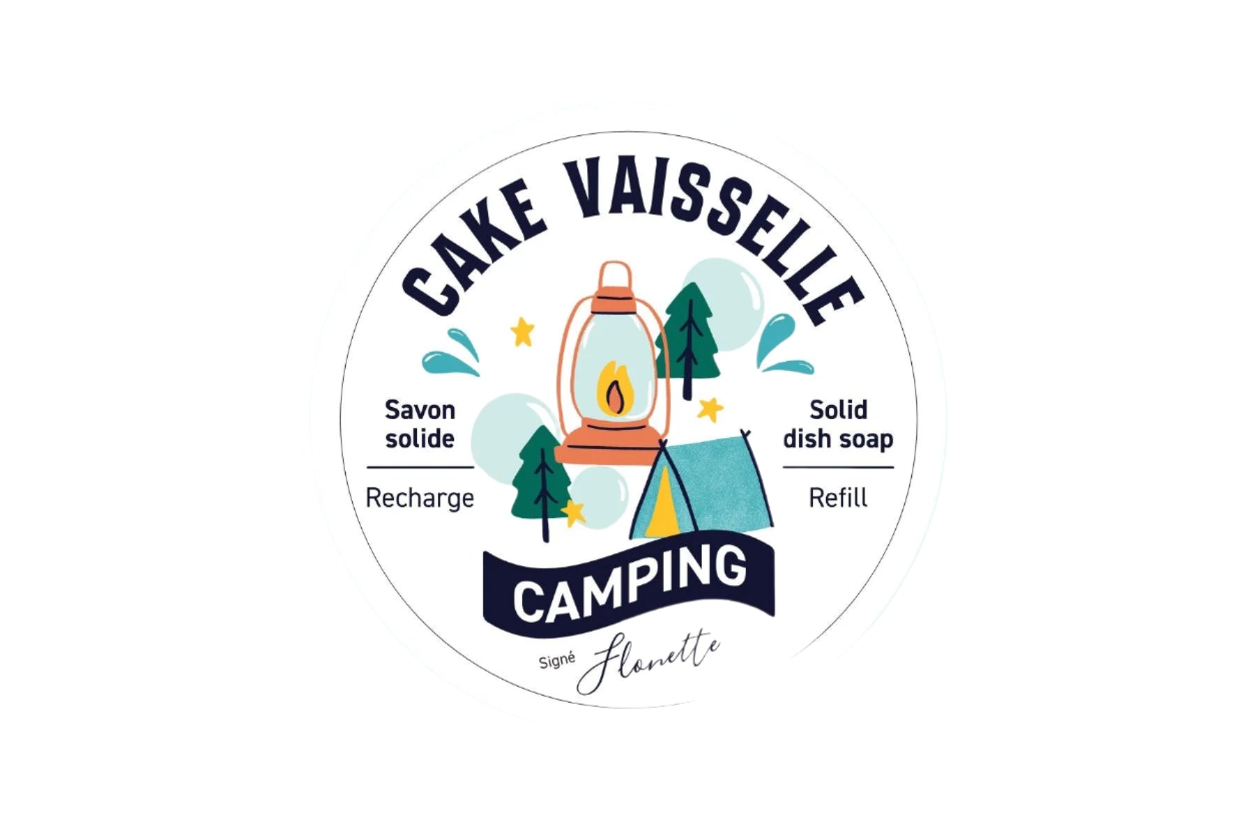 Recharge de cake vaisselle CAMPING (55g)