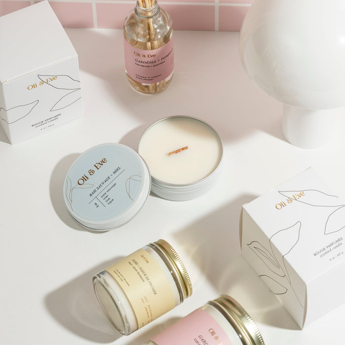 Chandelle Poire et fleur de prunier - Oli & Eve