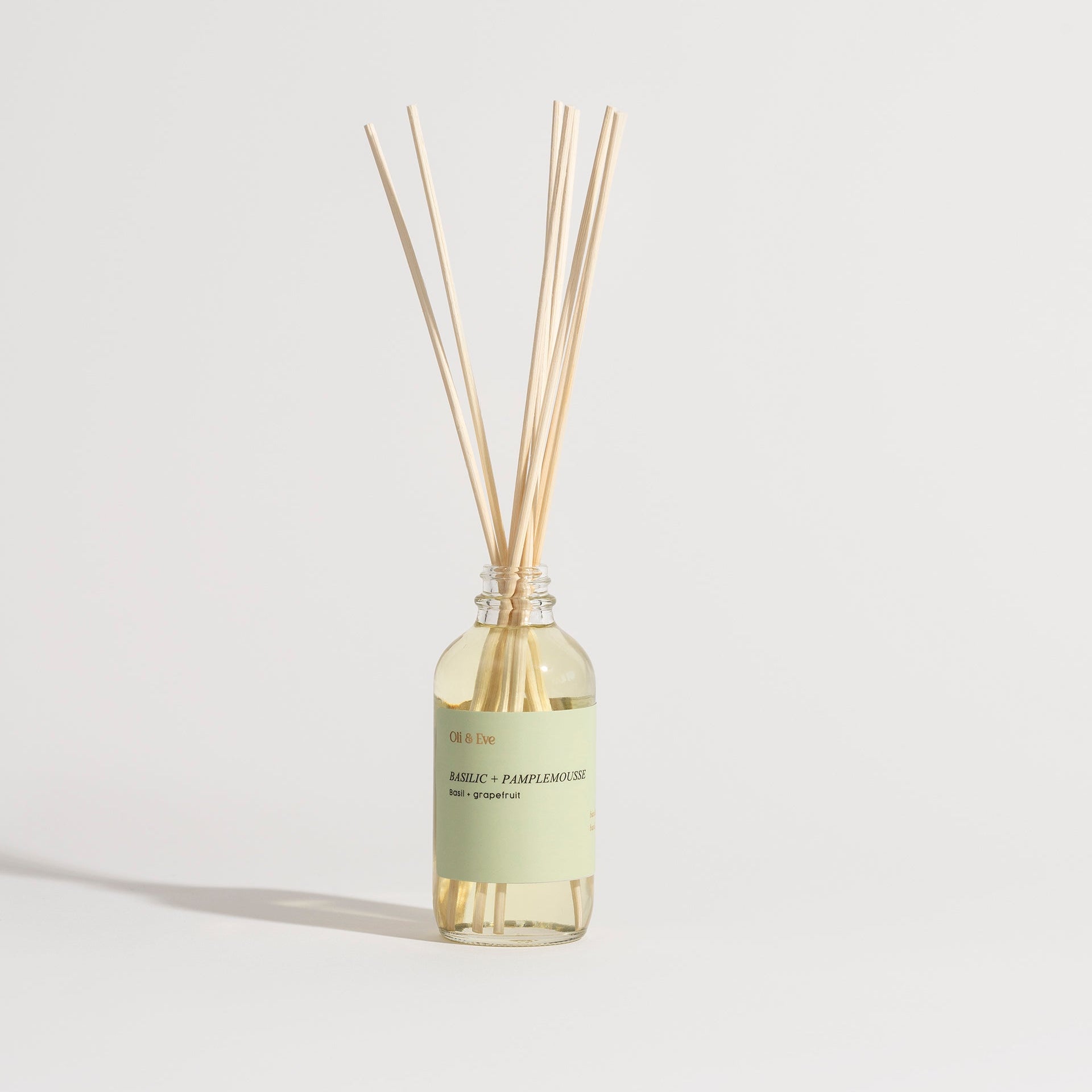 Diffuseur à roseaux Basilic et pamplemousse - Oli & Eve