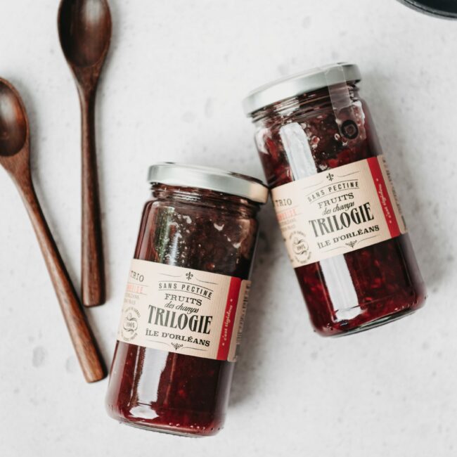 Confiture trilogie - Fraise, framboise et mûre