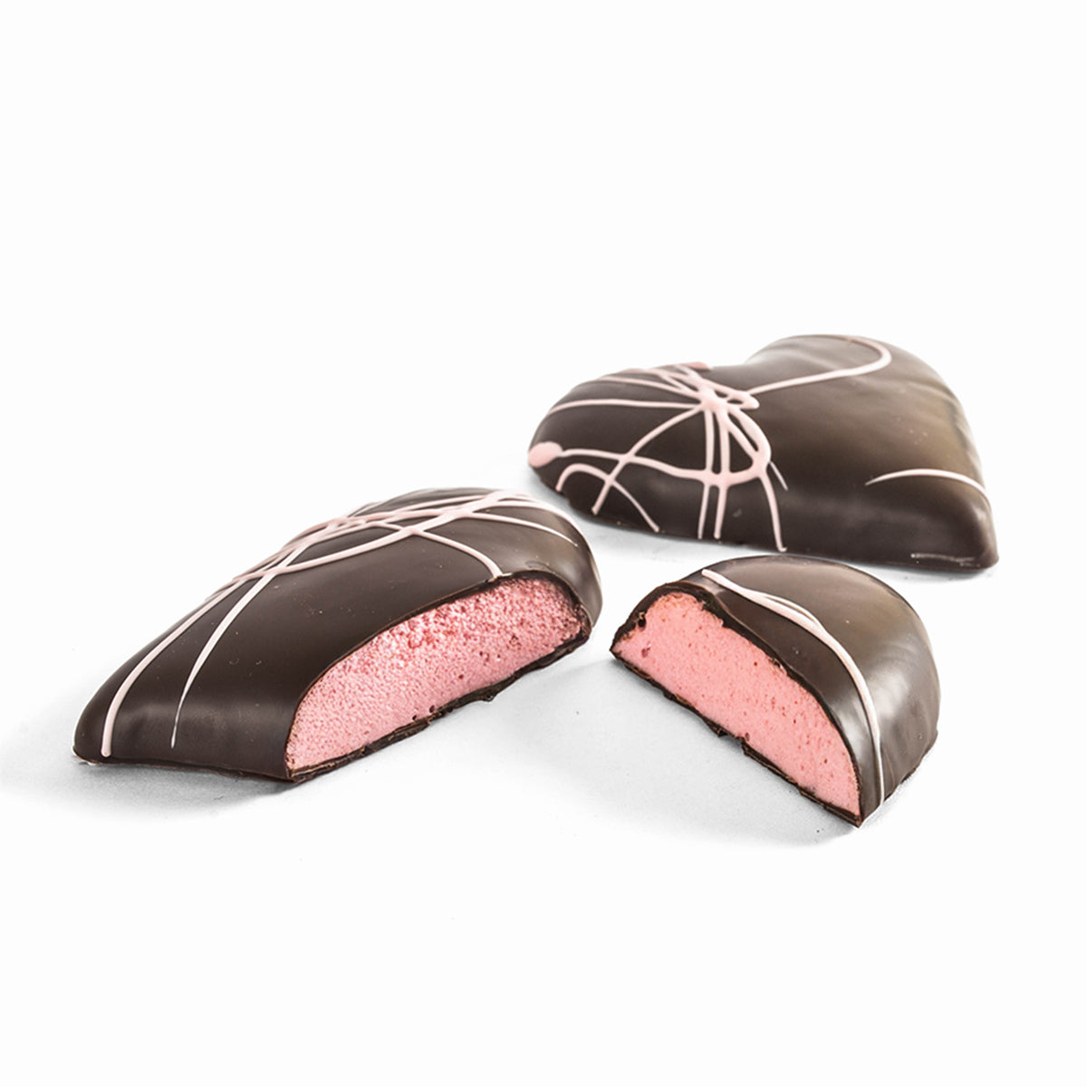 Coeur à la guimauve - Couleur Chocolat