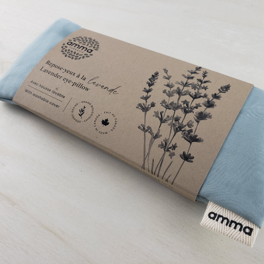 Repose-yeux avec housse lavable en tencel™