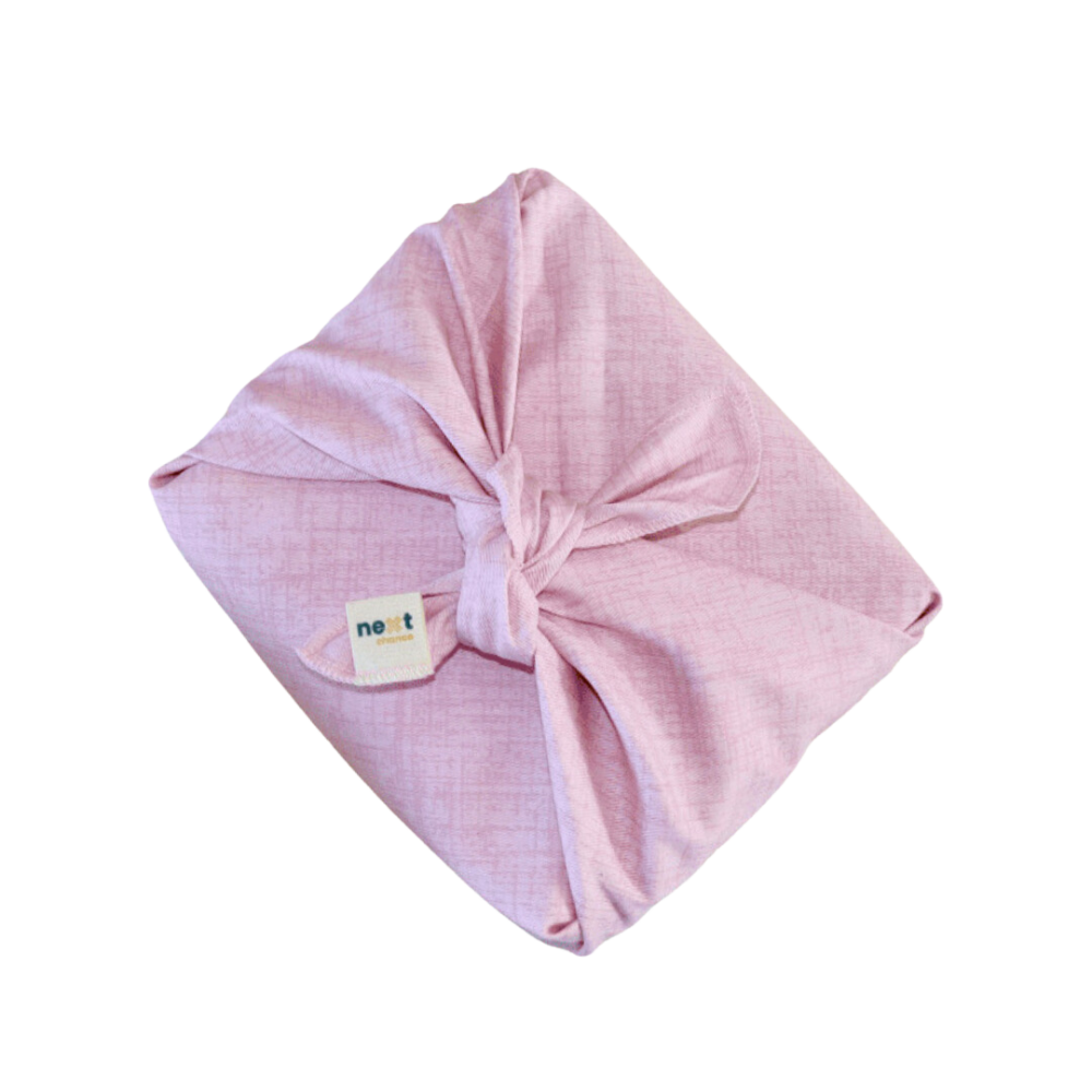 Emballage réutilisable Furoshiki - Rose