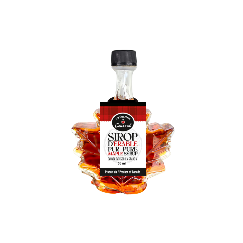 Maple syrup bottle in Leaf - Amber