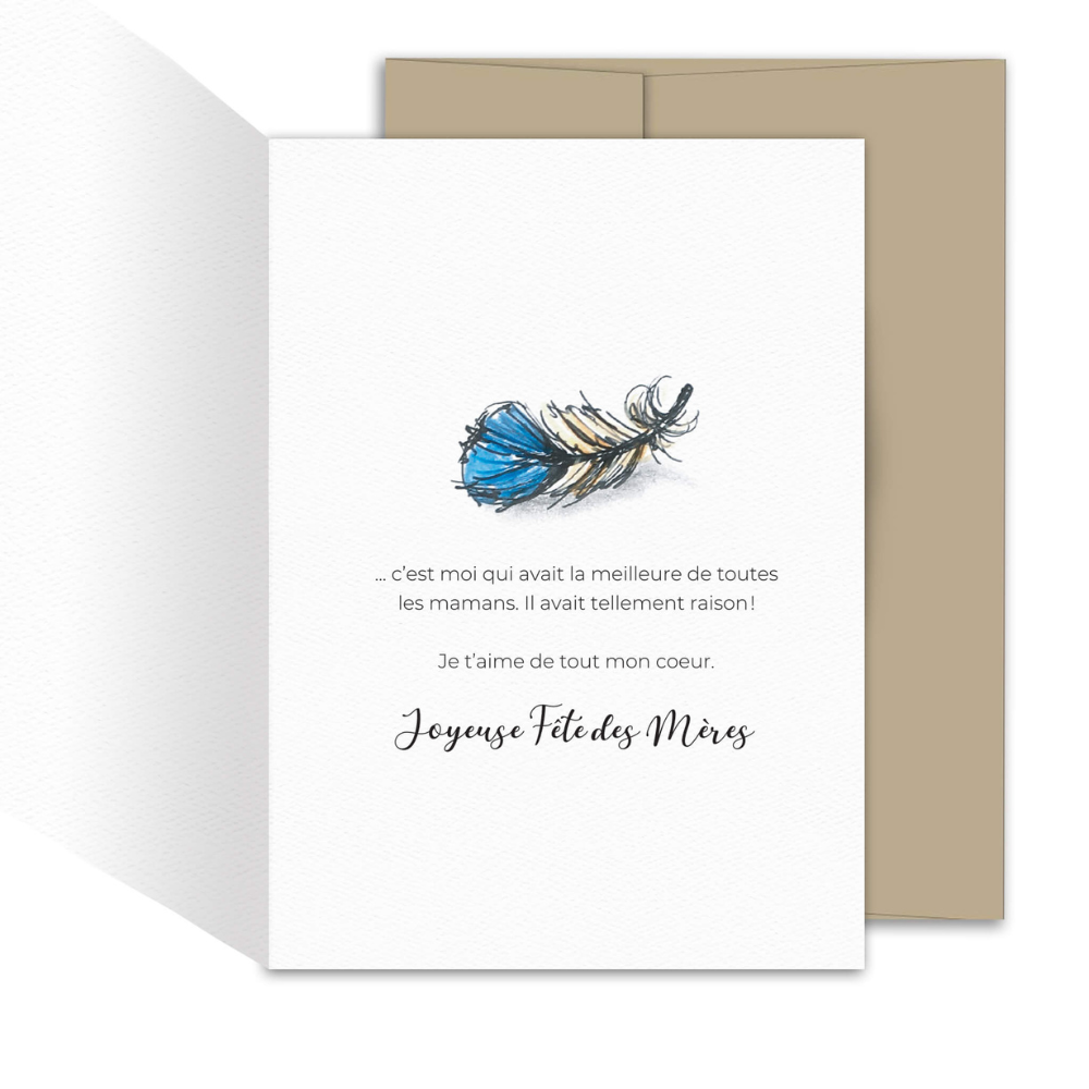 Greeting card - A little bird told me that...