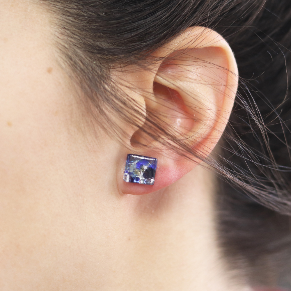 Boucle d'oreille à motif | Choisissez votre couleur