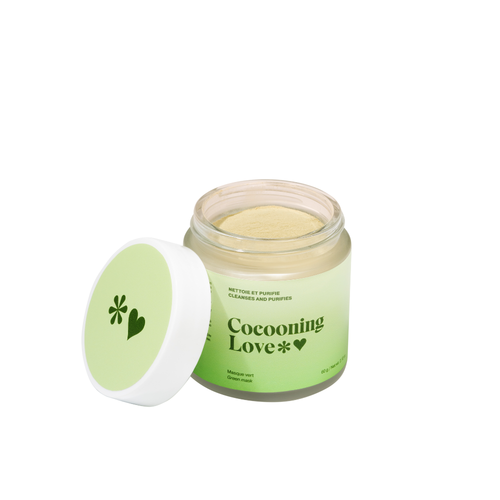 Green face and hair mask - Cleans and purifies
