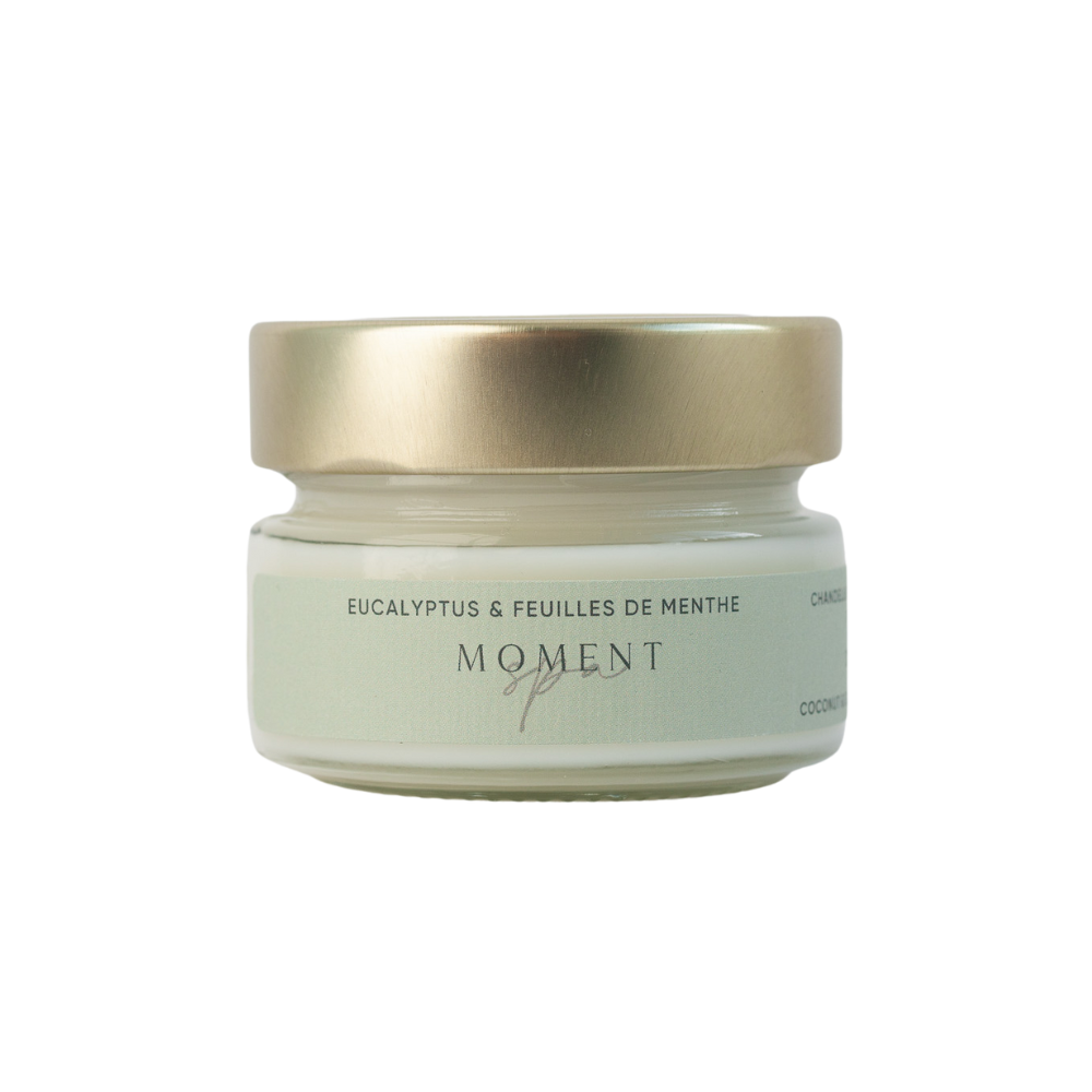 Chandelle Moment spa - Eucalyptus & feuille de menthe