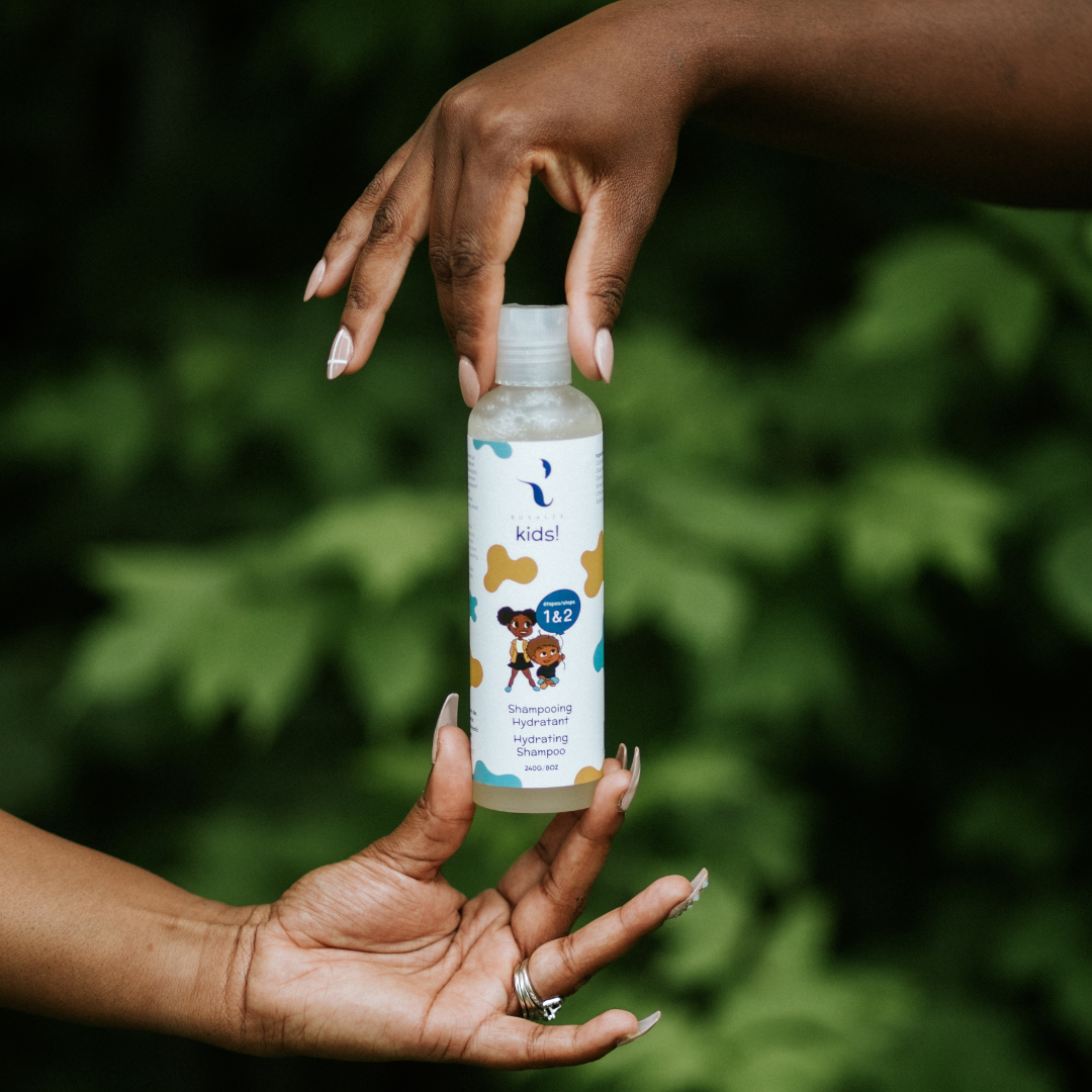 Shampoing Démêlant Doux pour Enfants – Cheveux Bouclés, Frisés & Crépus | Royalty Natural