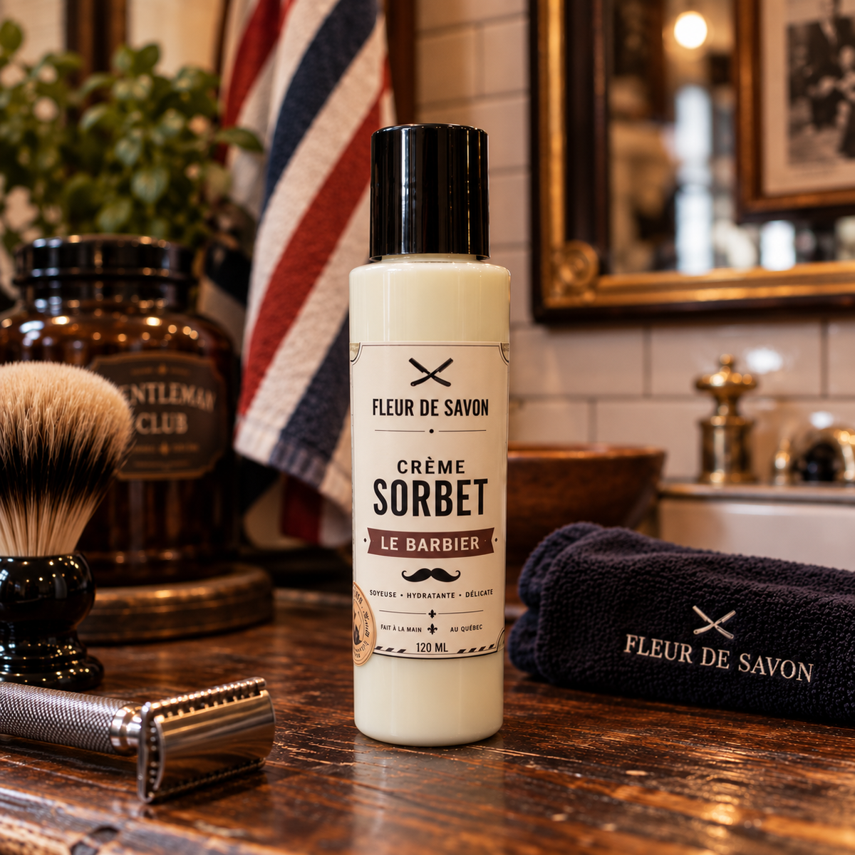 Gentleman Crème hydratante - Le Barbier 120ml