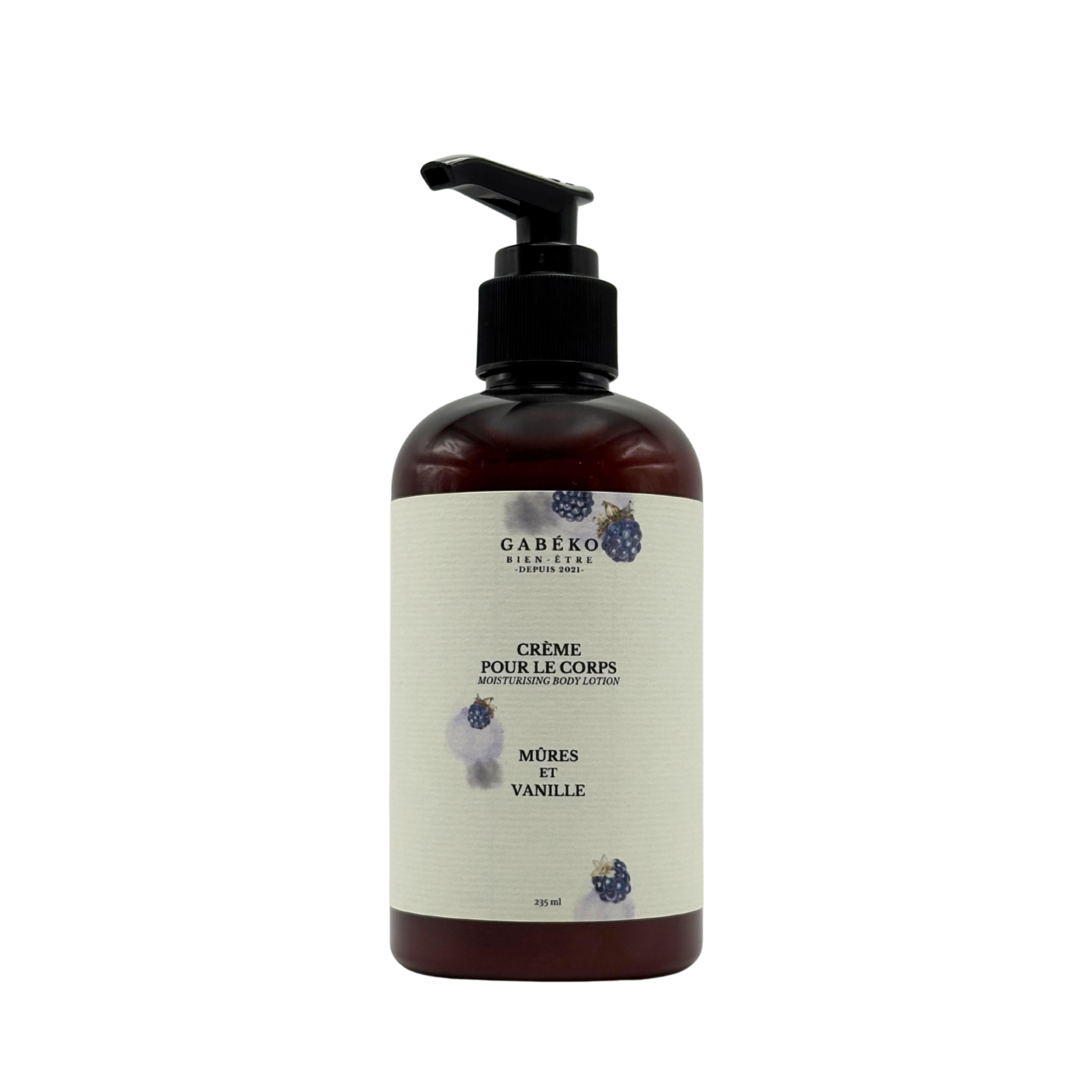 Crème de corps - Mûres et vanille