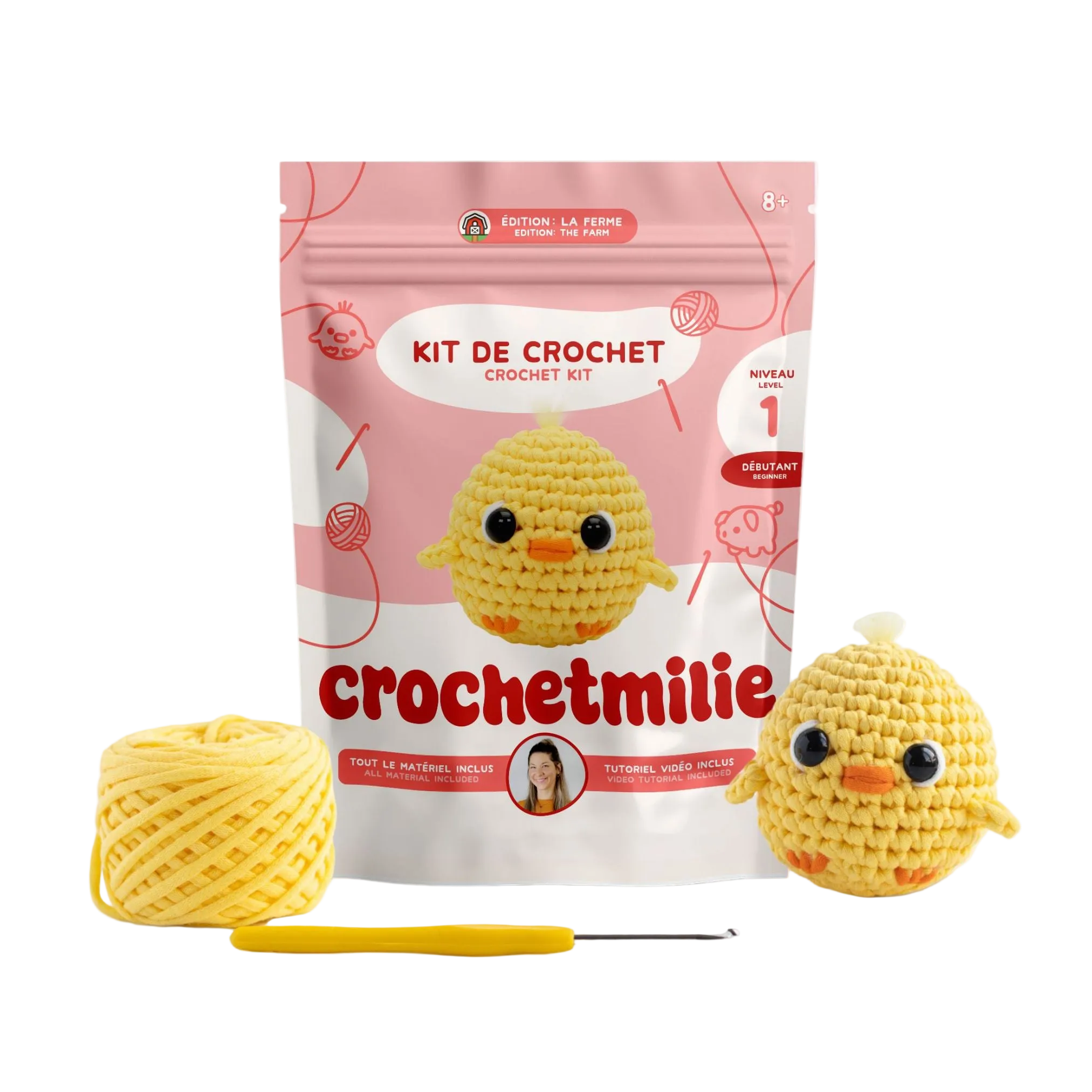 Kit de crochet – Le poussin