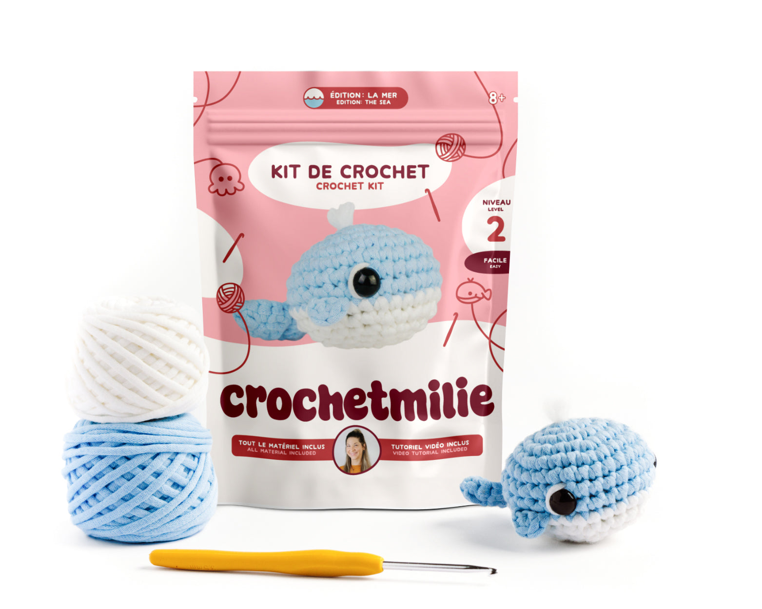 Kit de crochet - La baleine