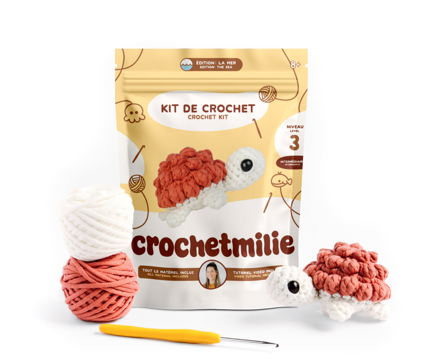 Kit de crochet - La tortue